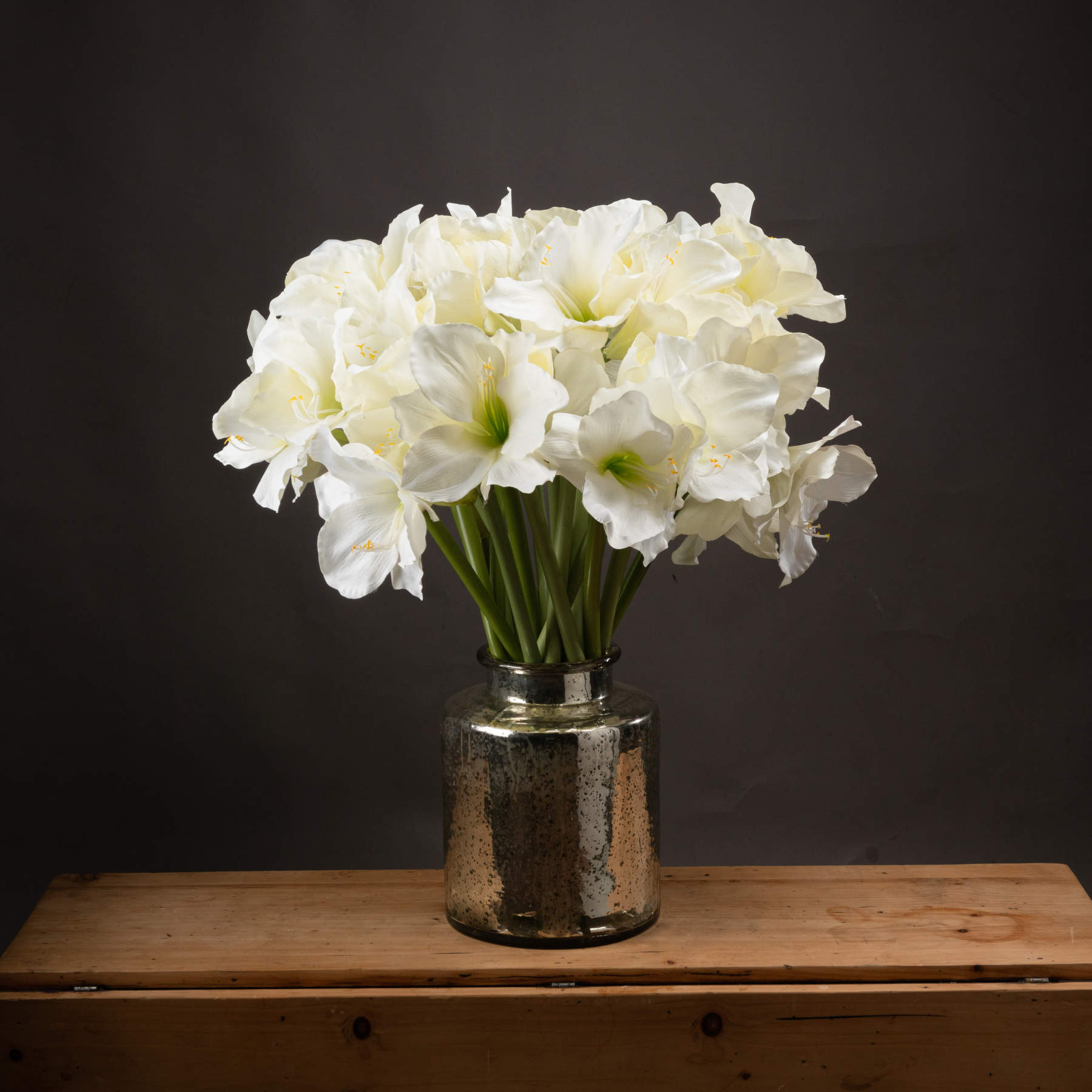 Classic White Amaryllis Flower - Image 1