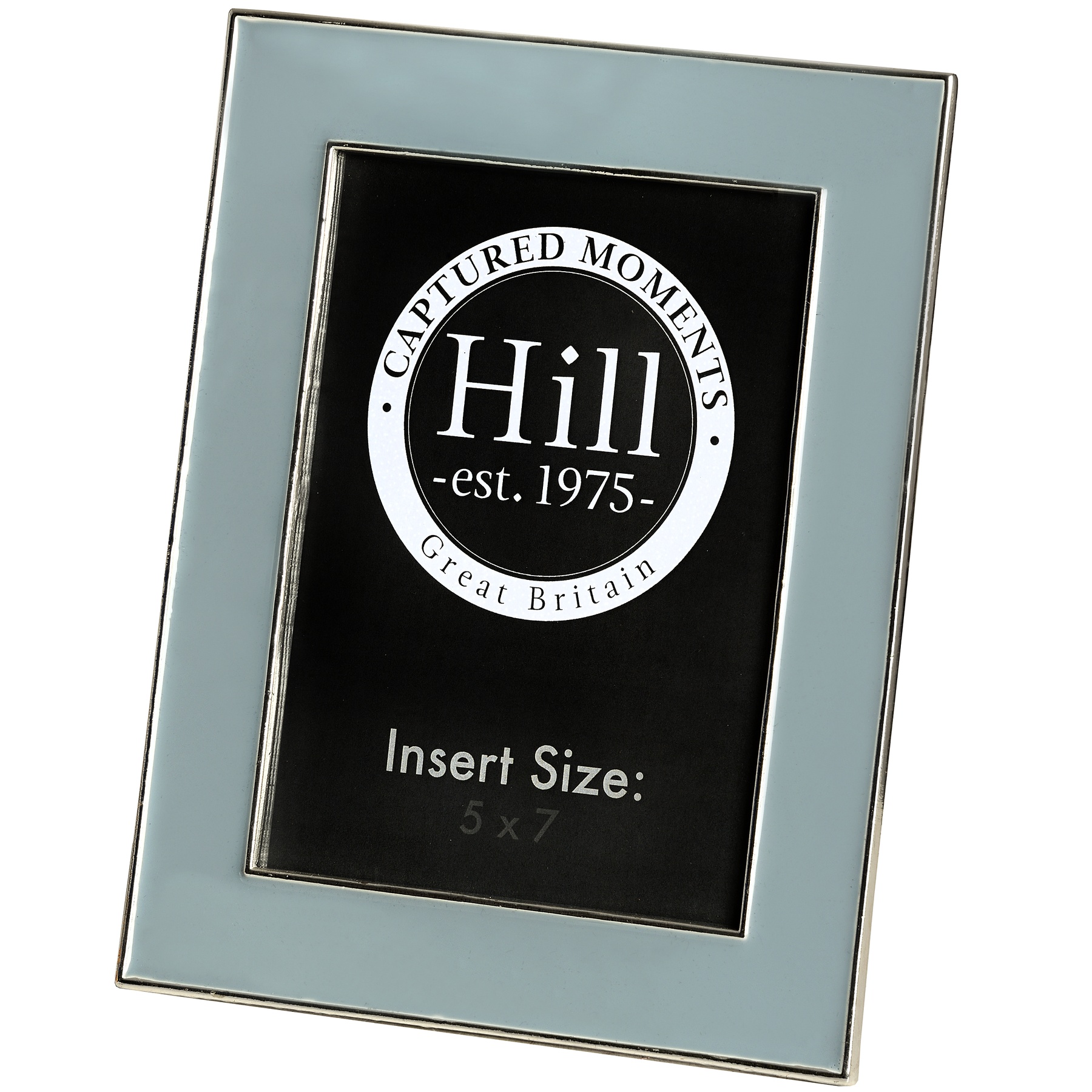 Grey Ceramic 5x7 Photo Frame From Hill Interiors