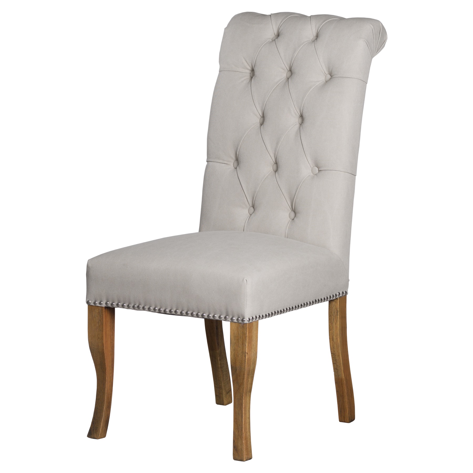 Roll Top Dining Chair With Ring Pull - Image 1