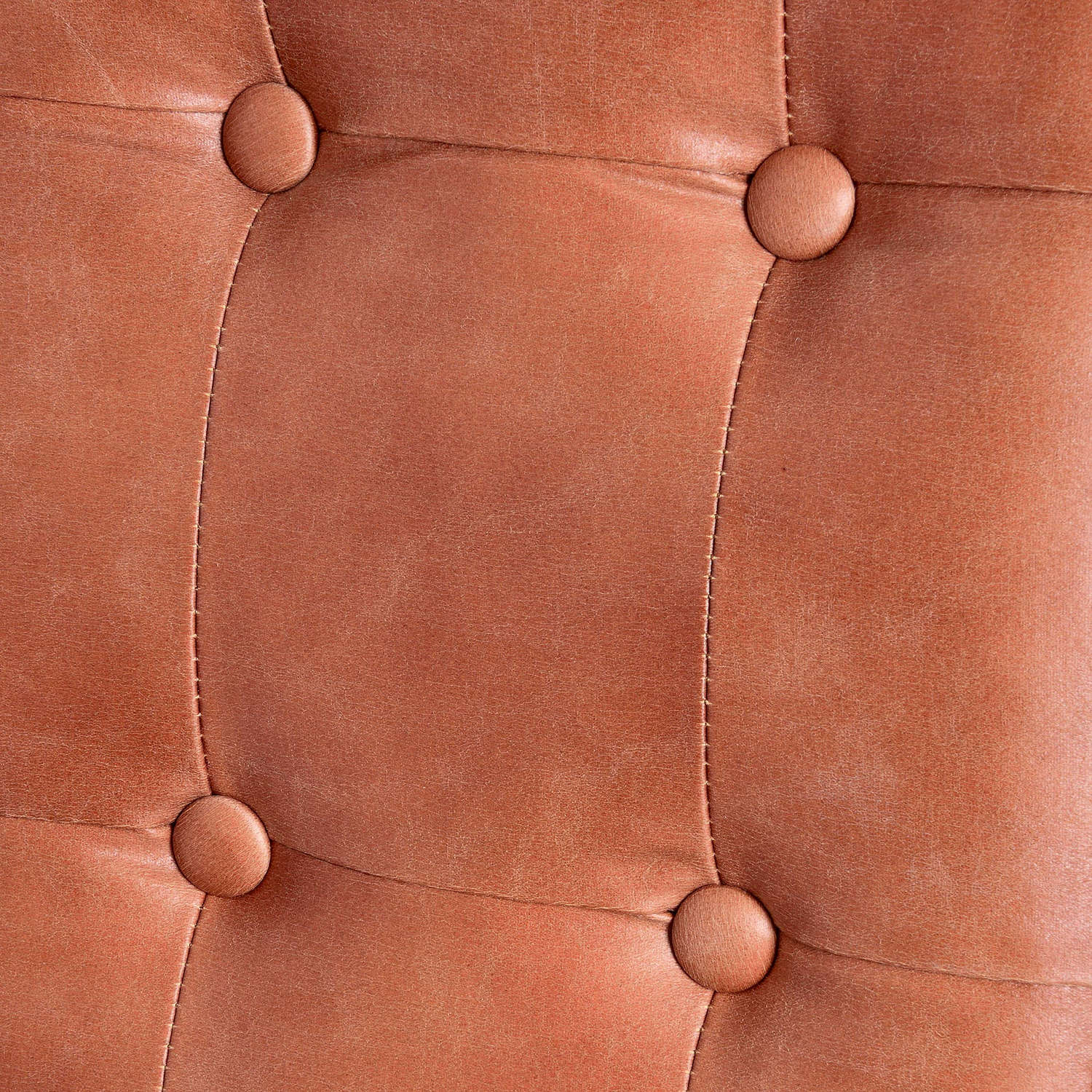Tan Faux Leather Dining Chair - Image 3