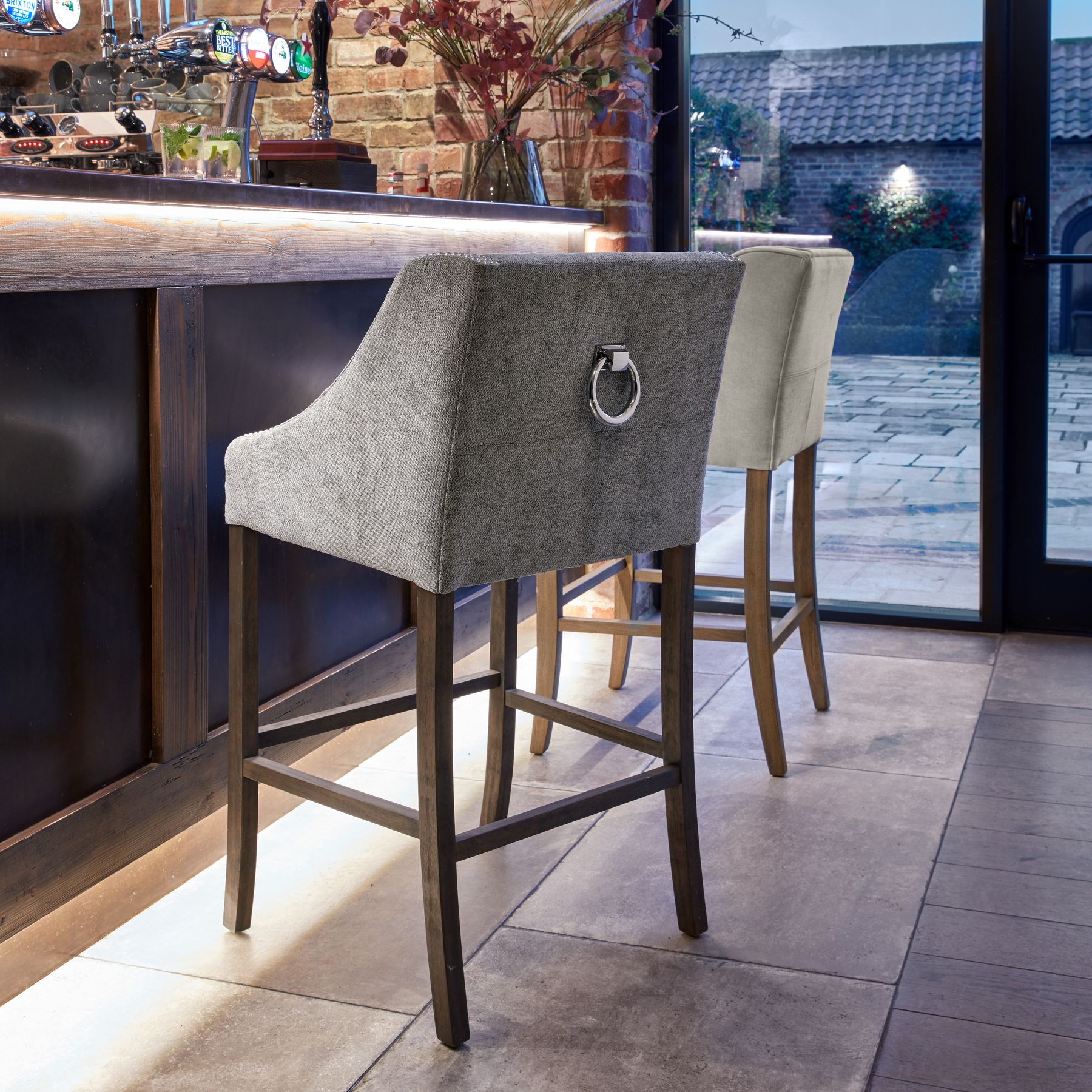 Luxury Ring Back Bar Stool - Image 7