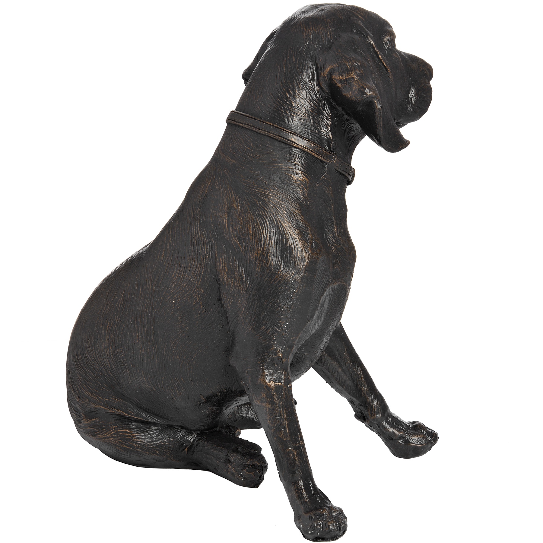 Sitting Spaniel In Antique Bronze - Image 4