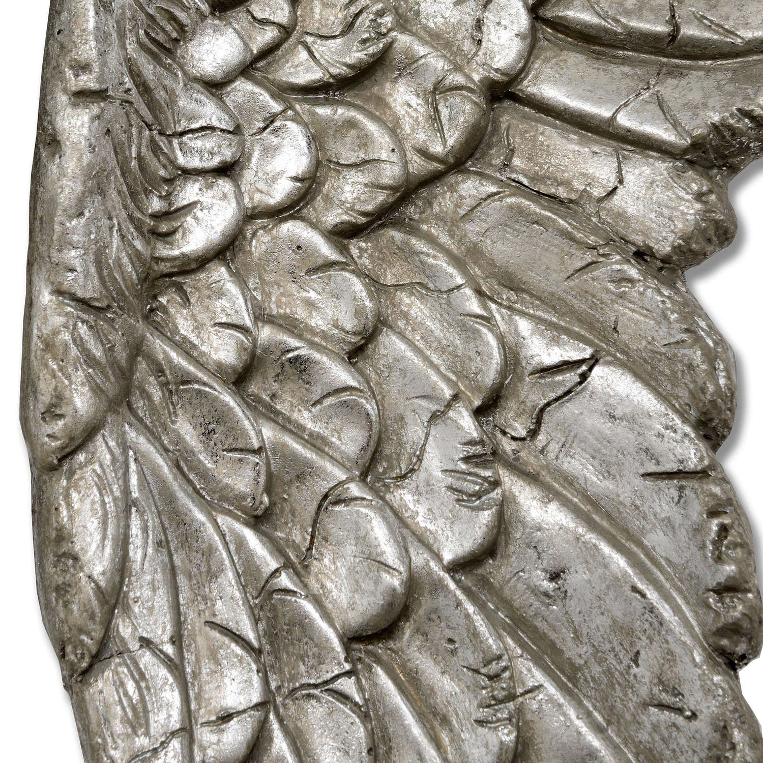 Antique Silver Angel Wings - Image 2