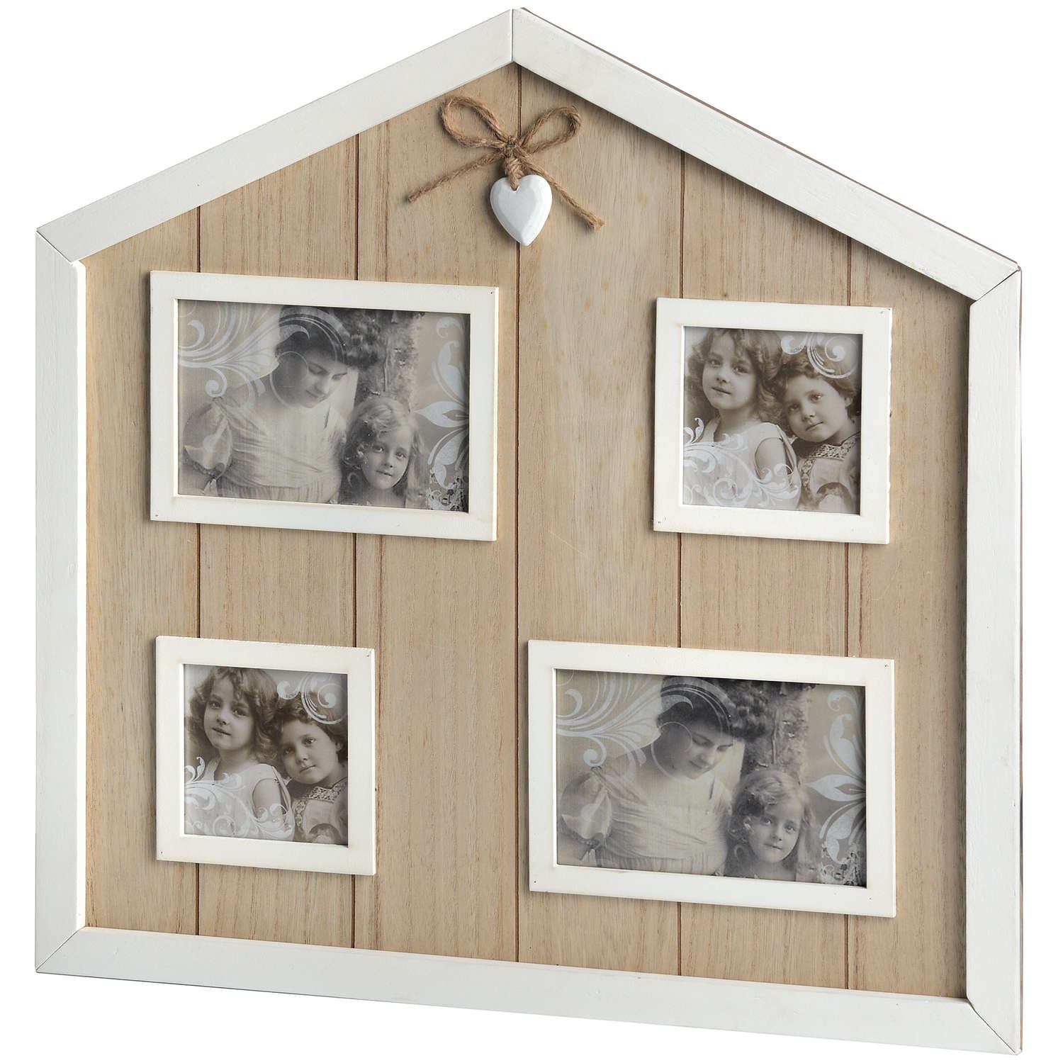 Hearts Collection Home Shape Multi Frame From Hill Interiors