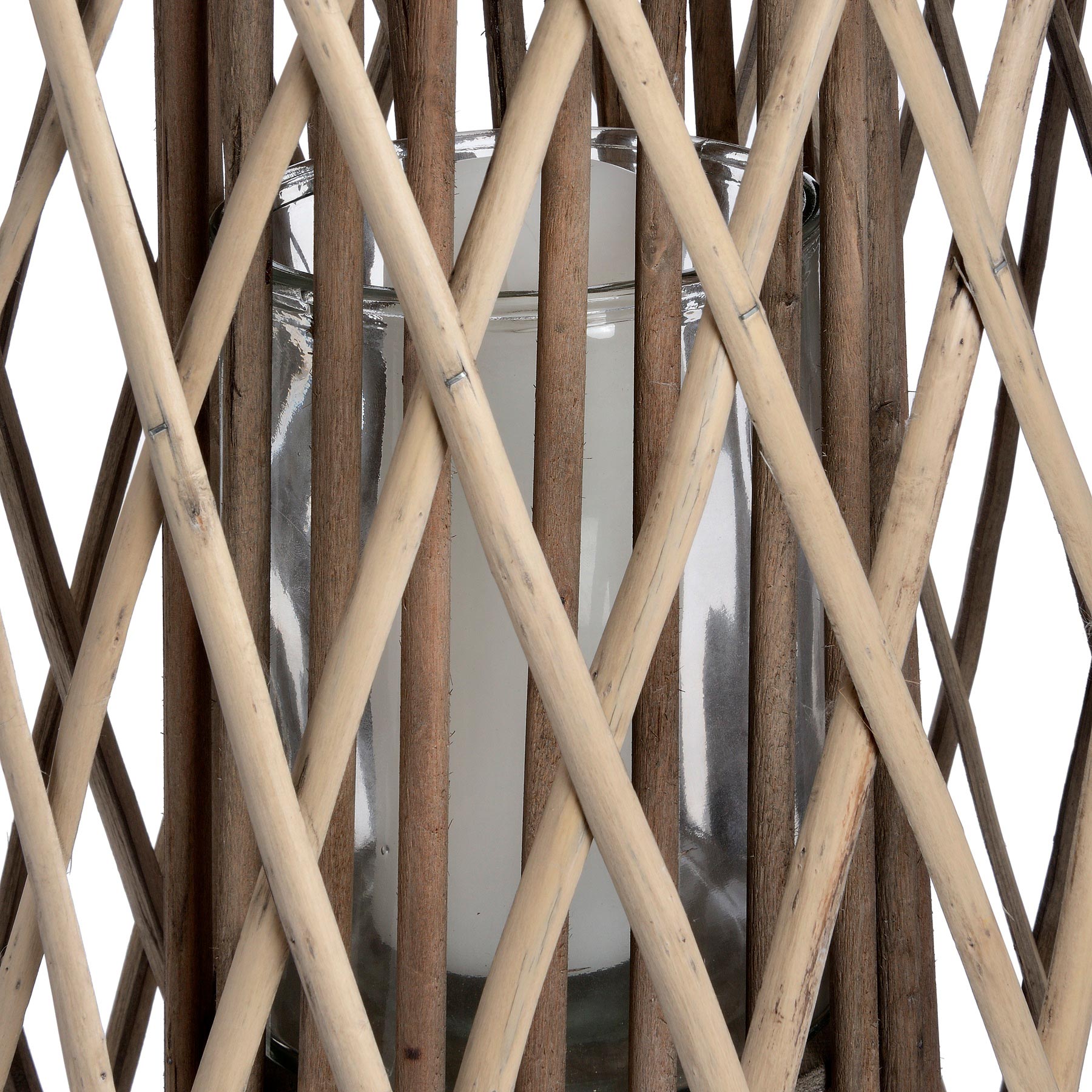 Huge Standing Wicker Lantern - Image 2