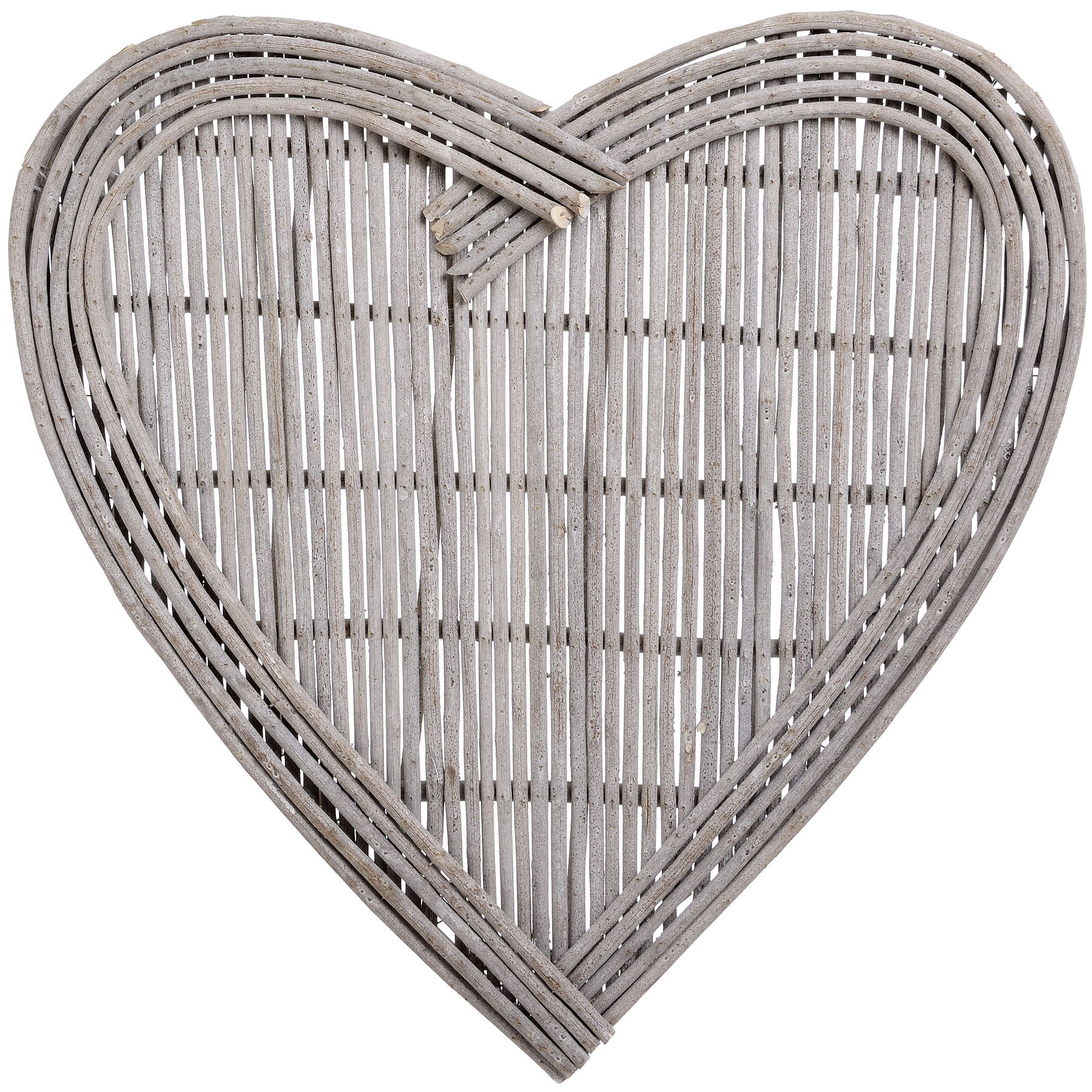 Medium Heart Wicker Wall Art - Image 1
