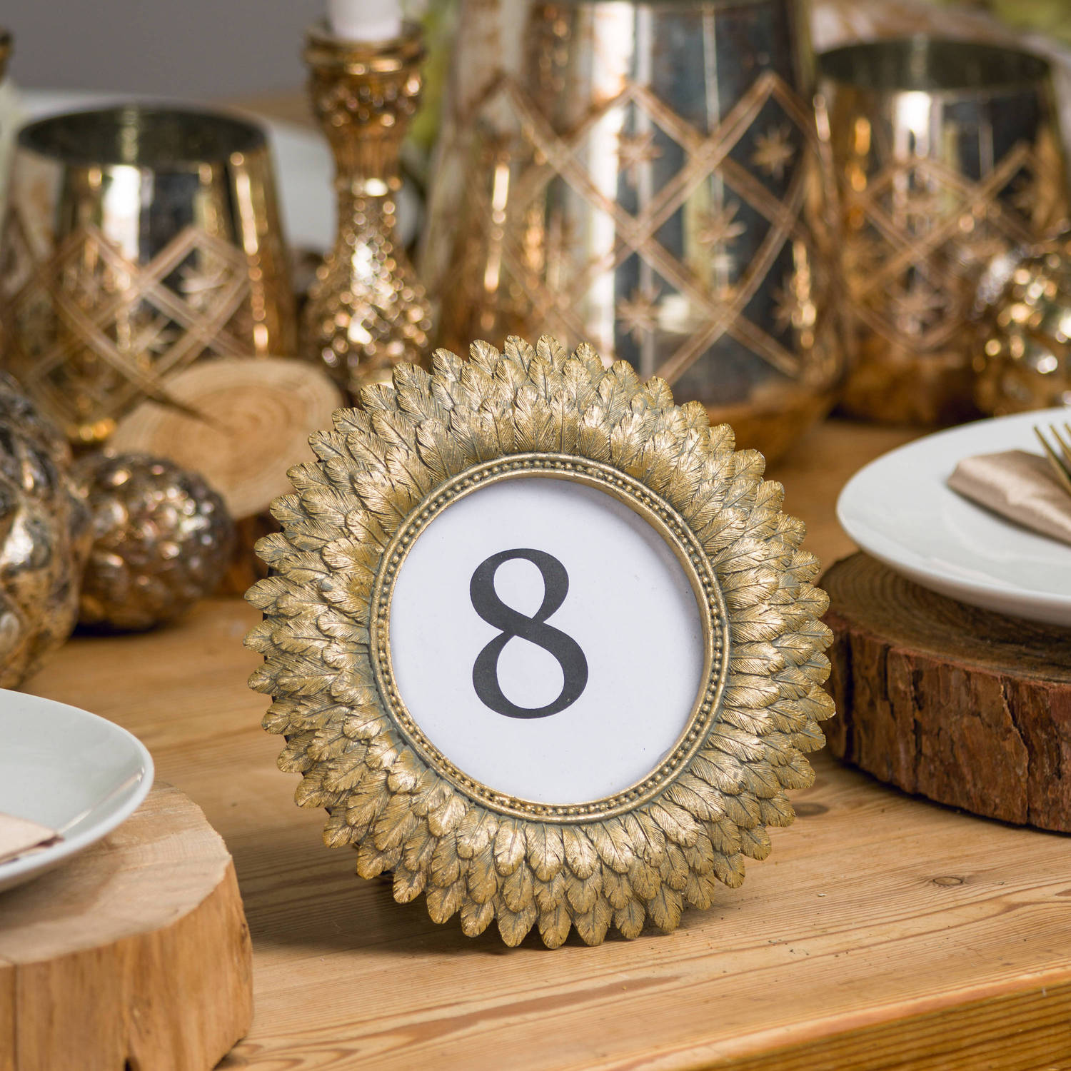 Antique Gold Small Sun Burst Frame - Image 3