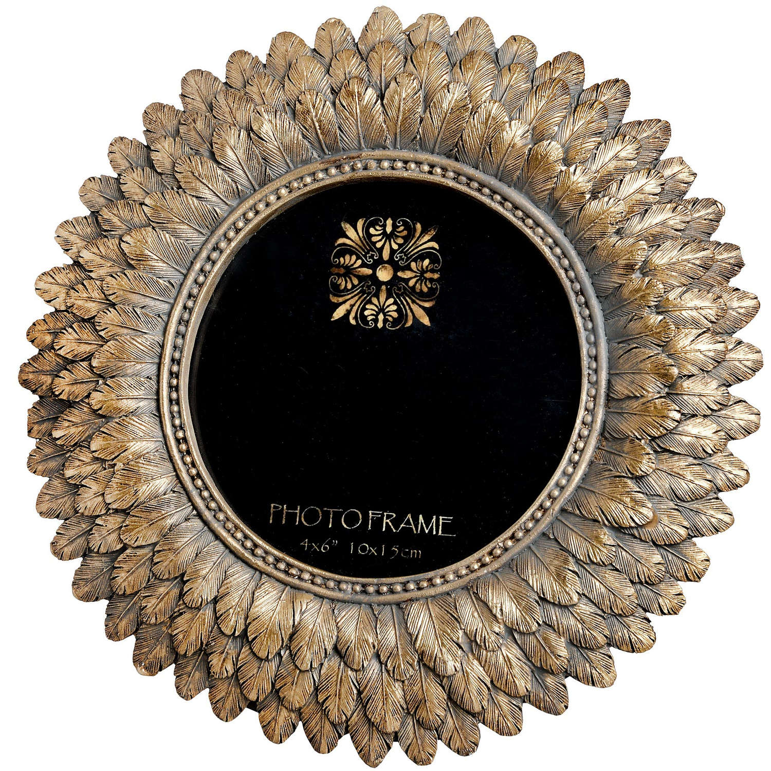 Antique Gold Large Sun Burst Frame - Image 1