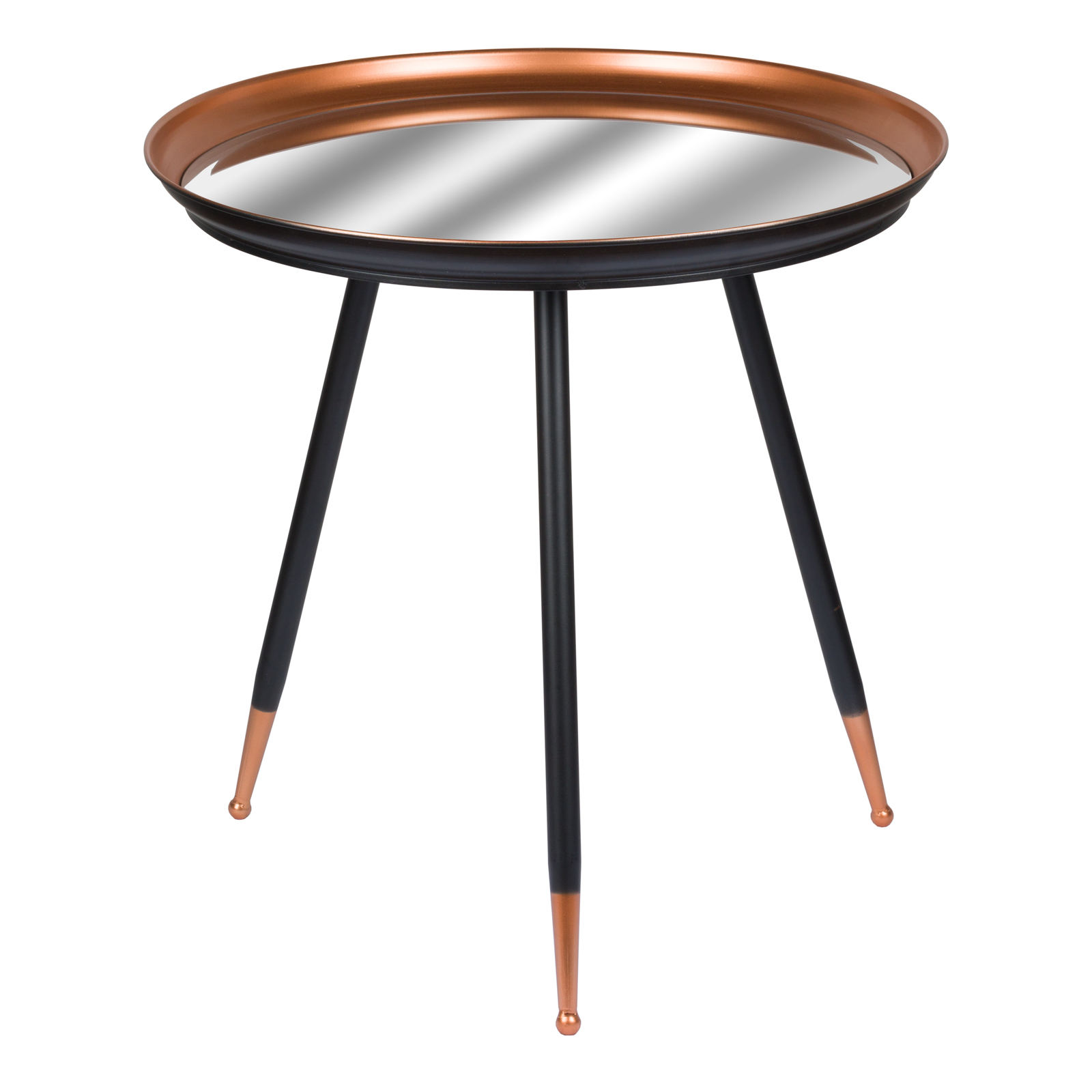 Antique Copper Effect Side Table Wholesale by Hill Interiors