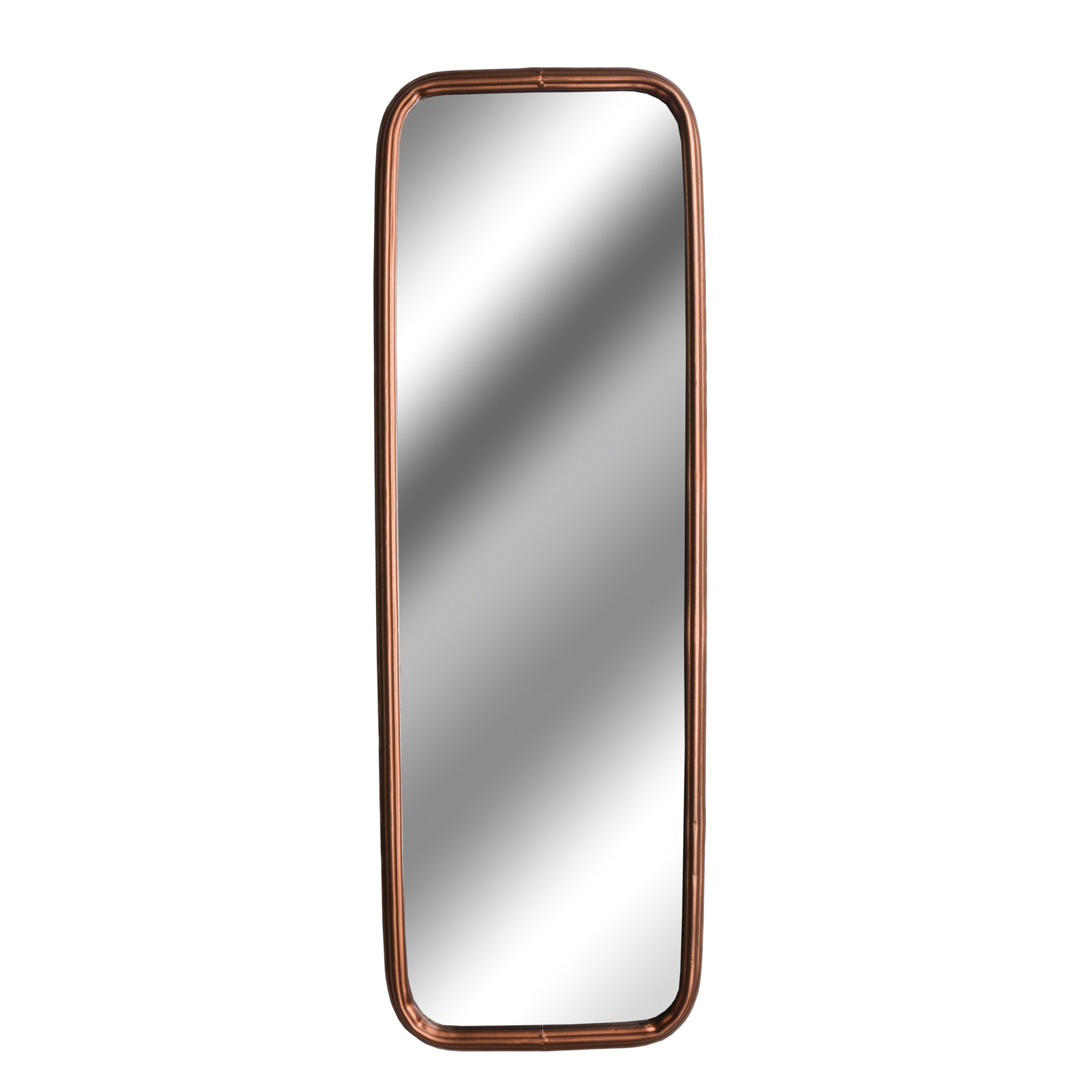 Industrial Rectangular Copper Finish Mirror Wholesale by Hill Interiors