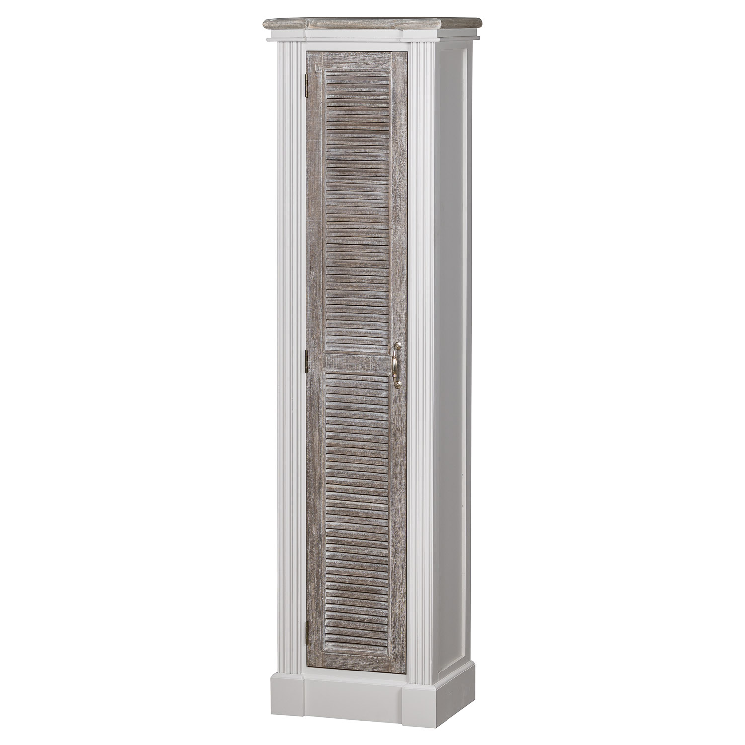 The Liberty Collection Tall Storage Cabinet With Louvred Doors