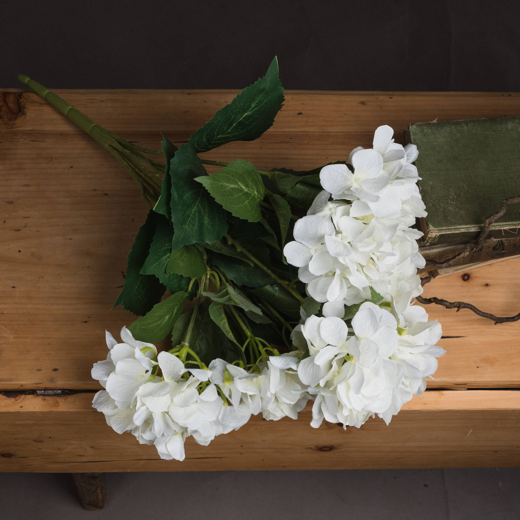 White Hydrangea Bouquet - Image 2