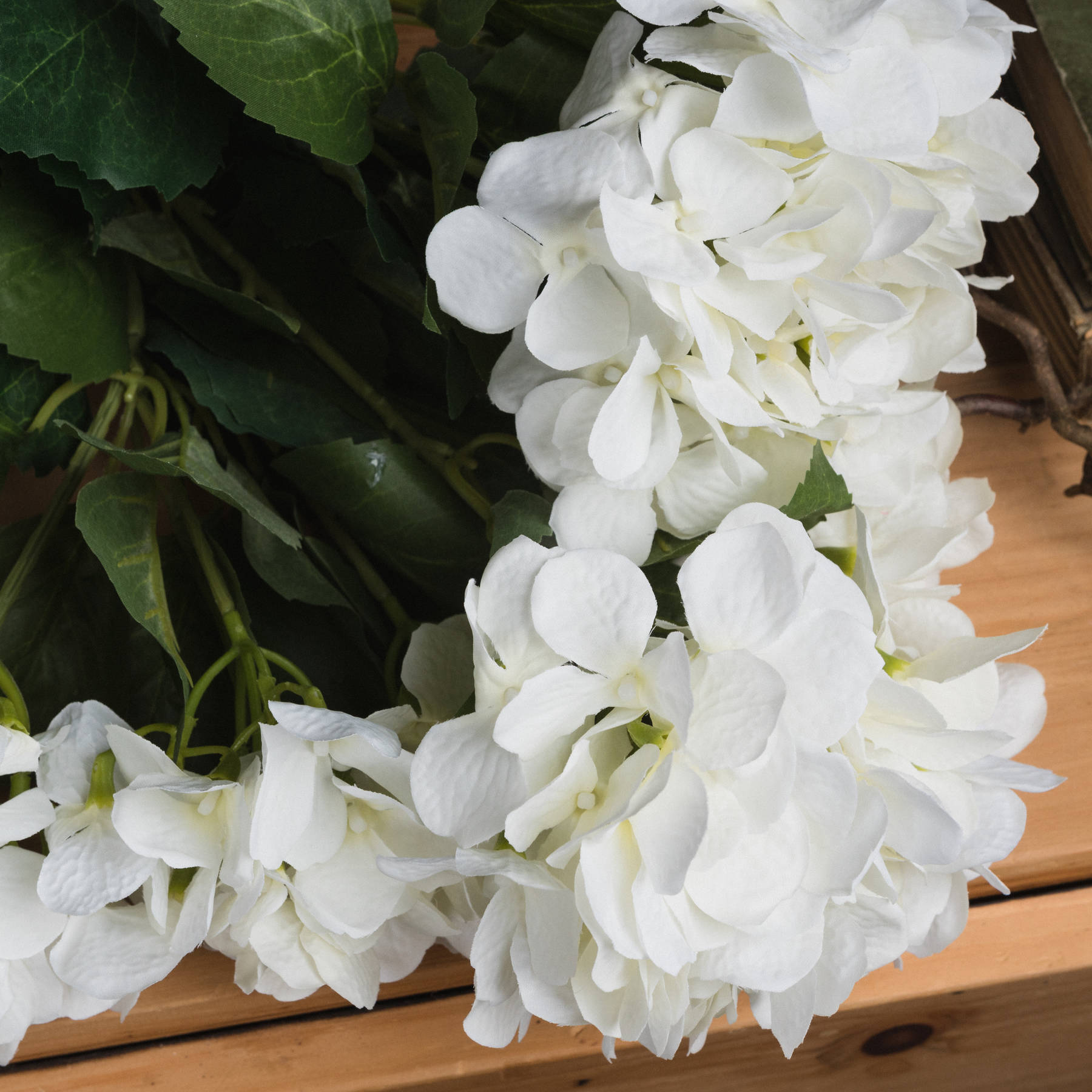 White Hydrangea Bouquet - Image 3