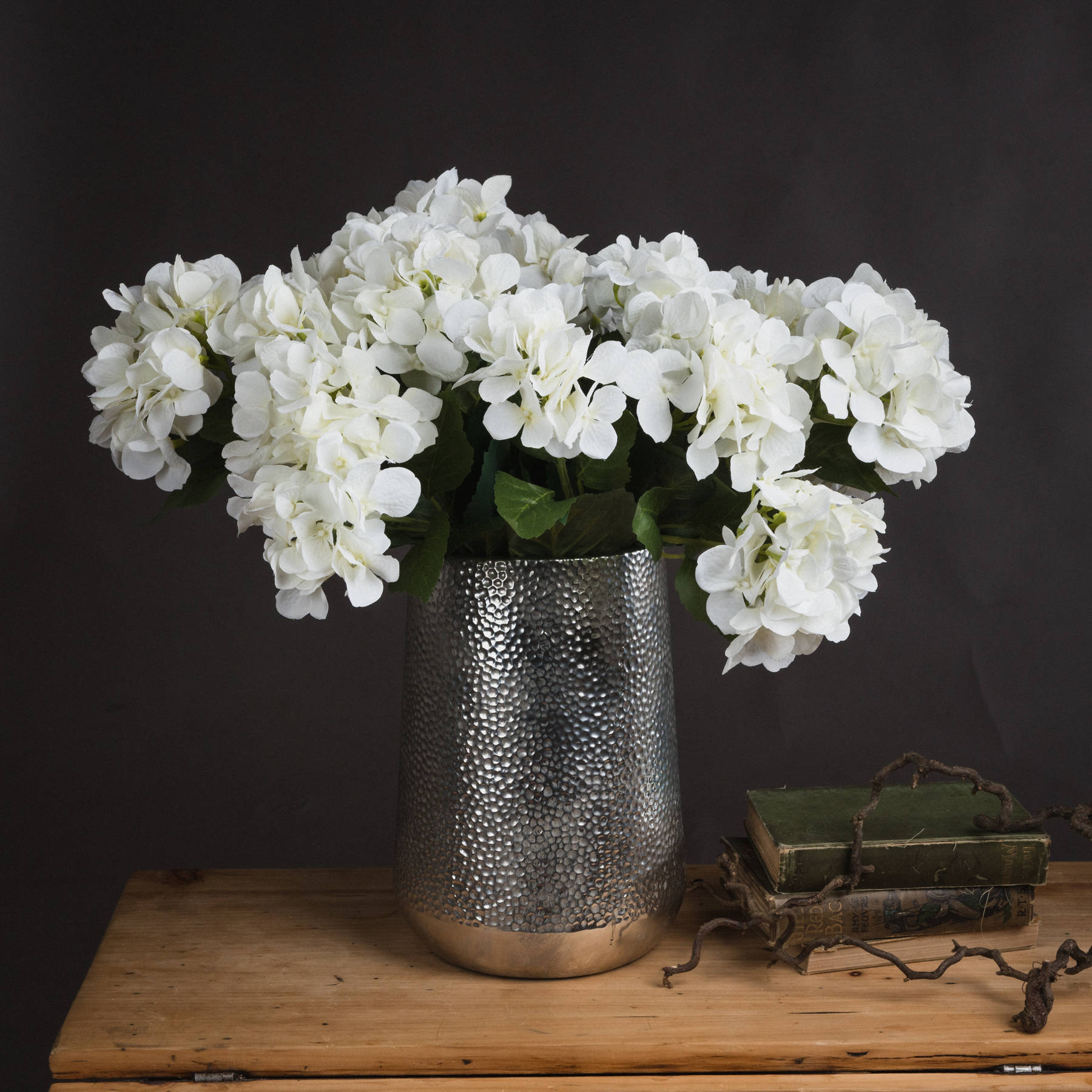 White Hydrangea Bouquet - Image 1