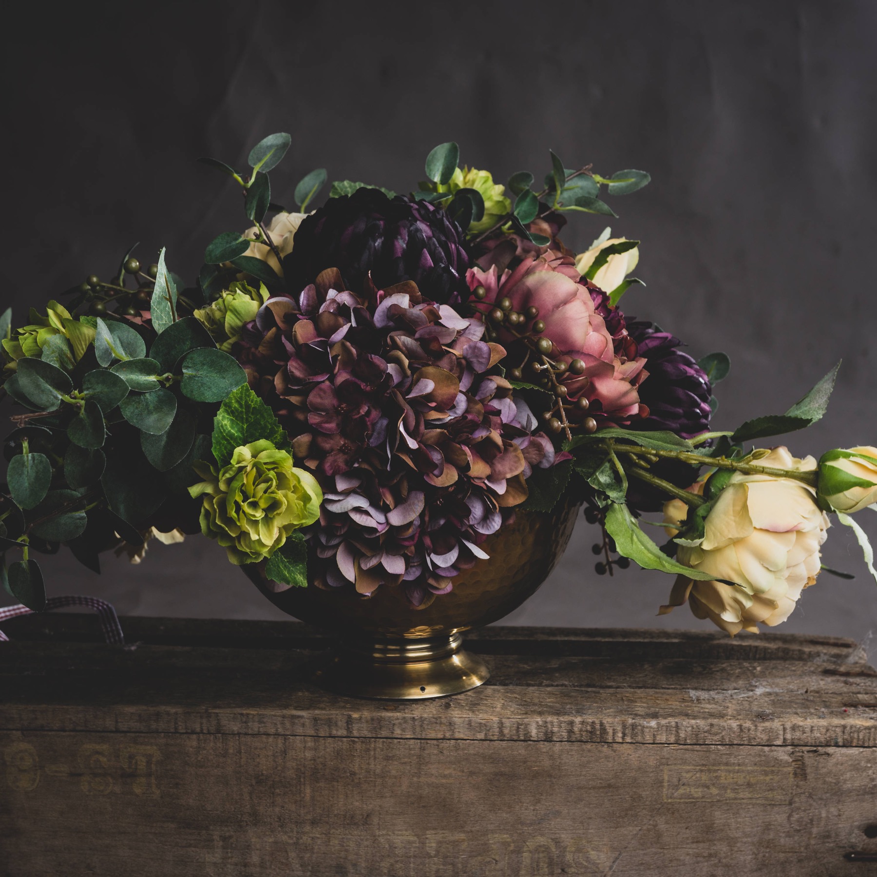 Autumn Burgundy Hydrangea - Image 8