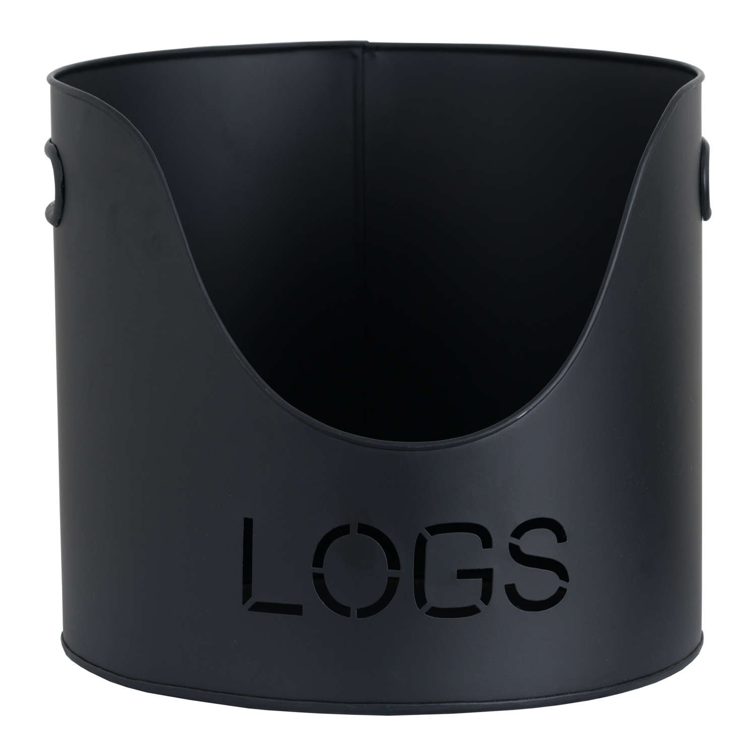Black Finish Logs And Kindling Buckets & Matchstick Holder - Image 2