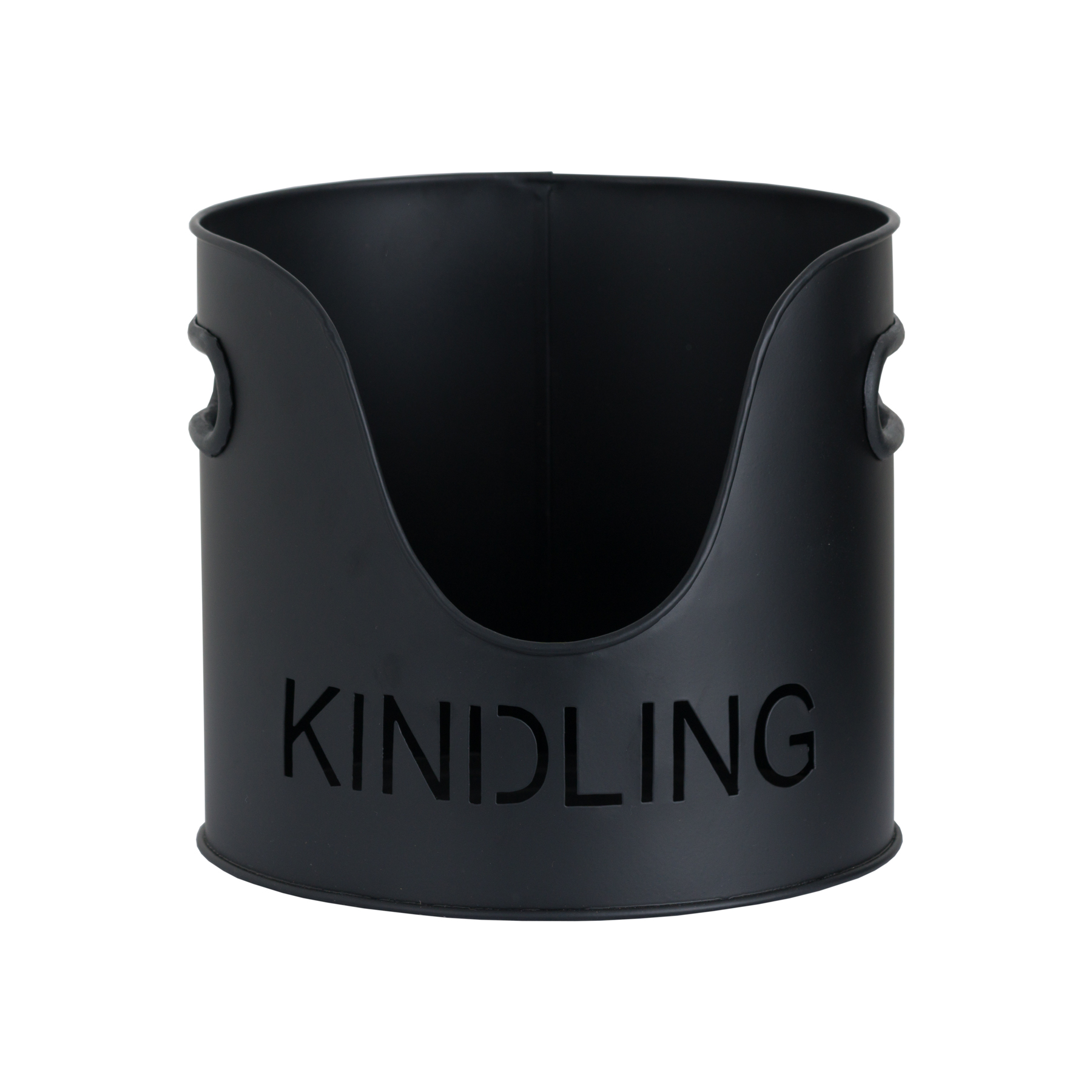 Black Finish Logs And Kindling Buckets & Matchstick Holder - Image 3