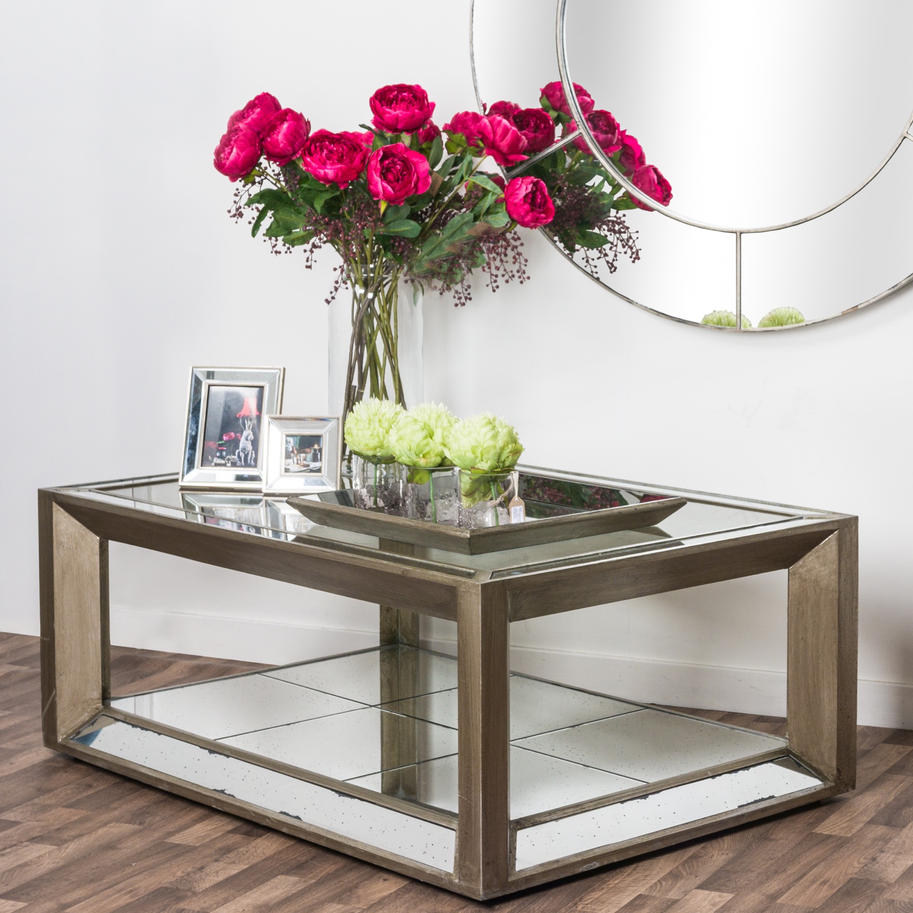 Large Augustus Mirrored Coffee Table - Image 4
