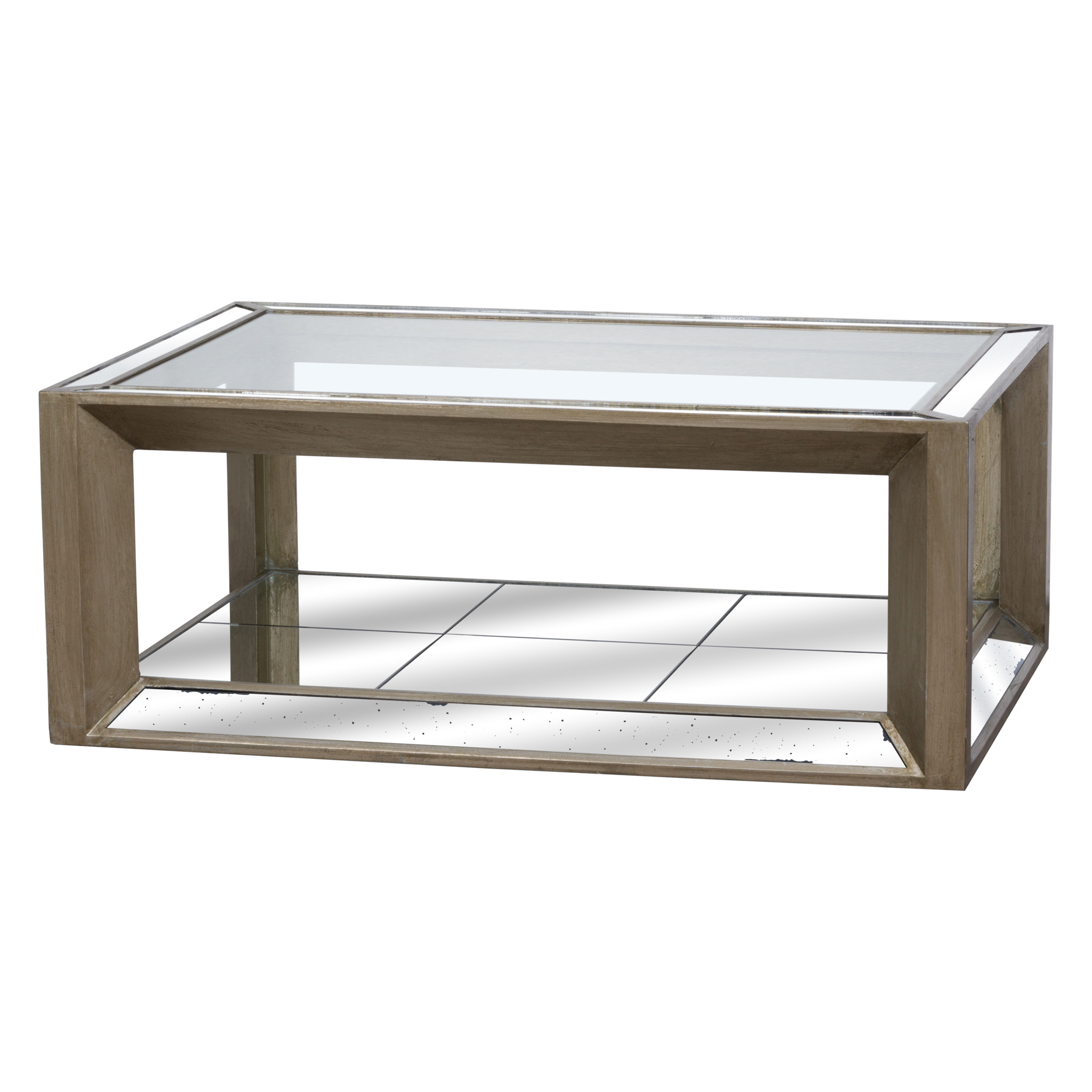 Large Augustus Mirrored Coffee Table - Image 1