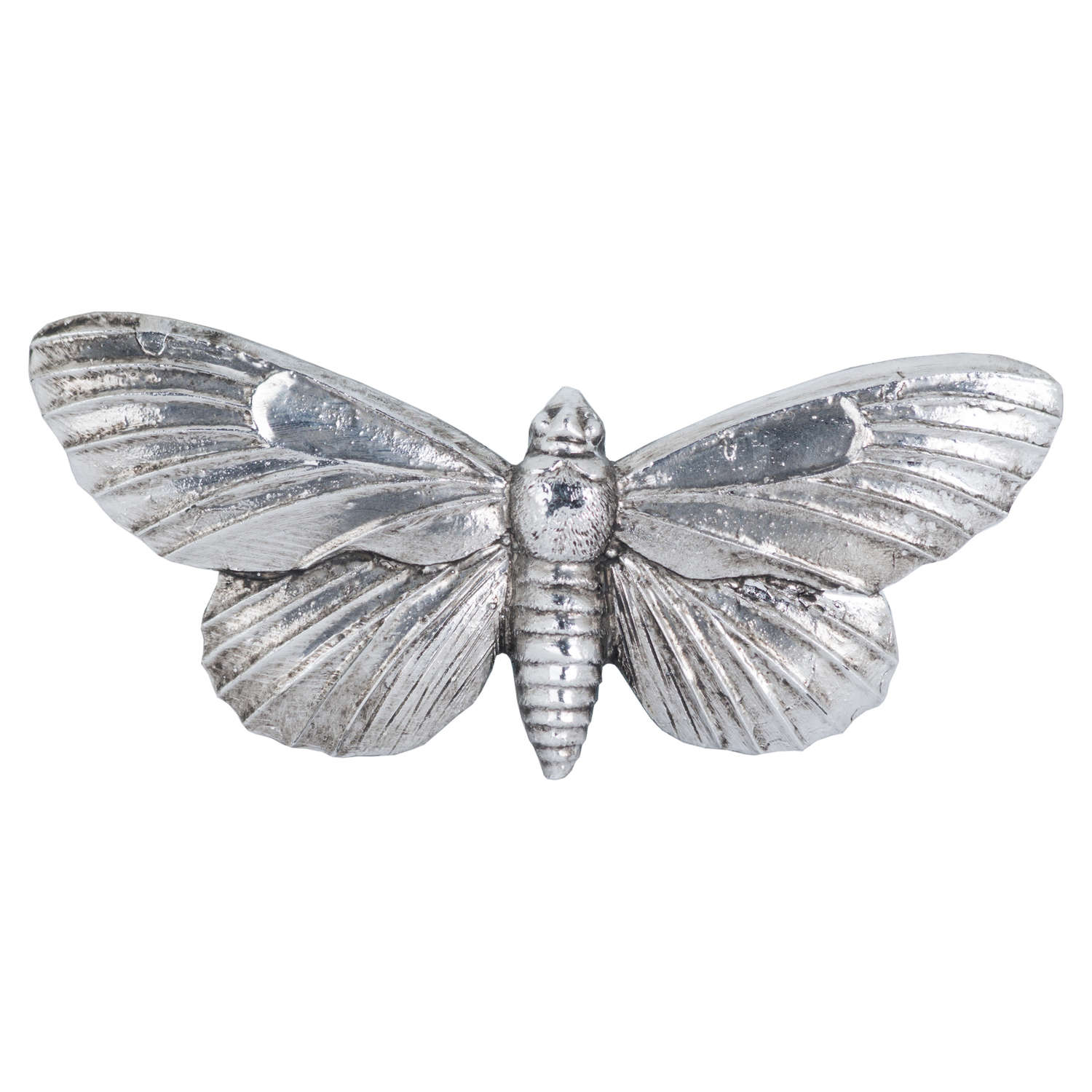 Antique Silver Butterfly Decorative Clip - Image 1