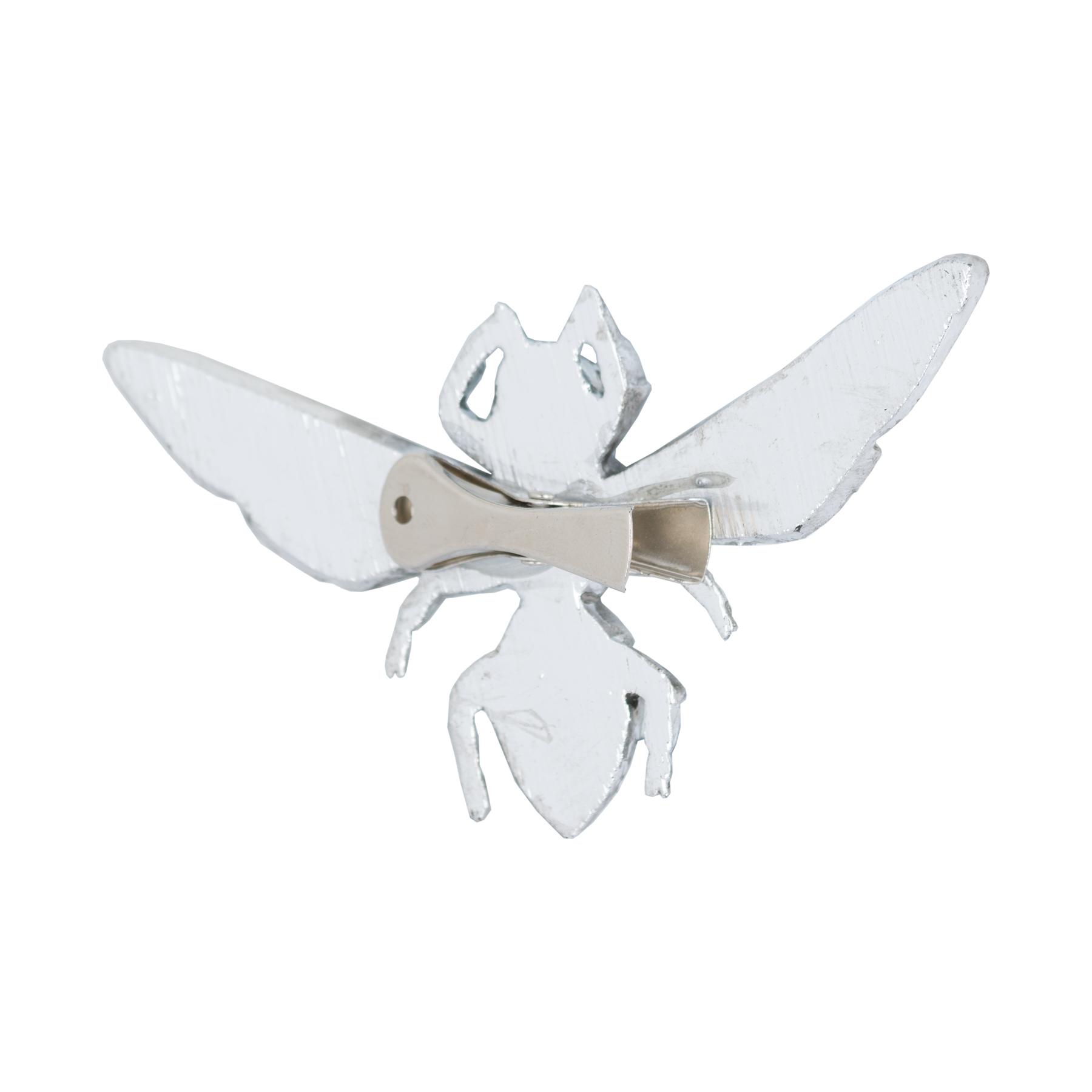 Antique Silver Bumble Bee Decorative Clip - Image 2