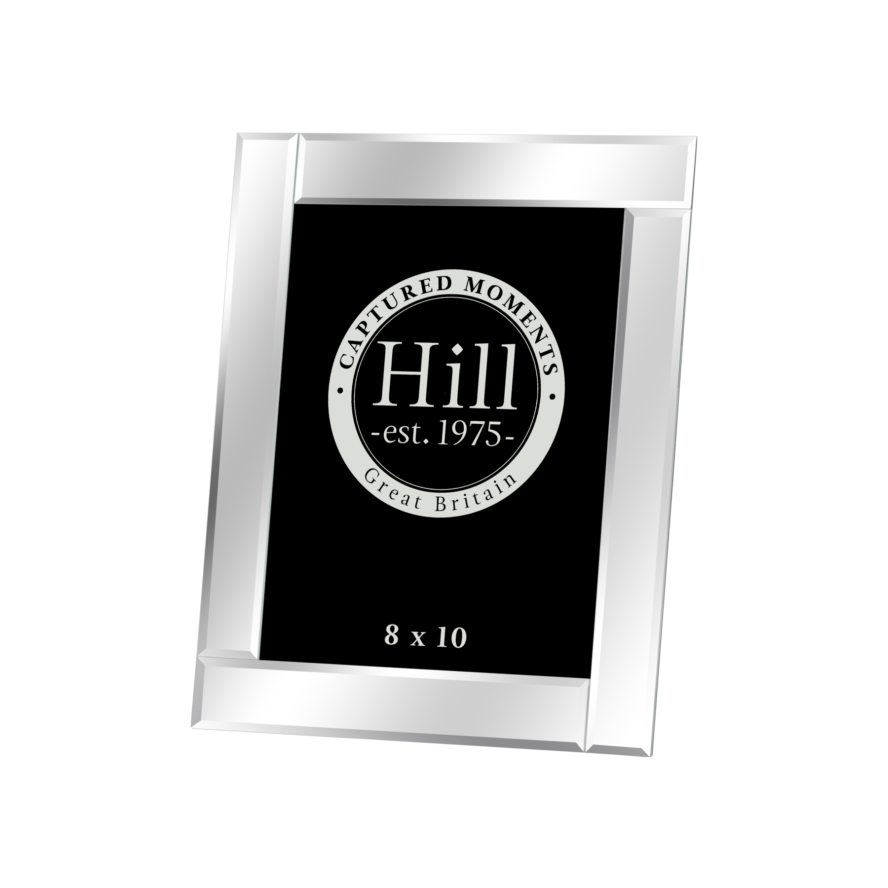Mirrored bevelled glass photo frame 8x10" Wholesale by Hill Interiors