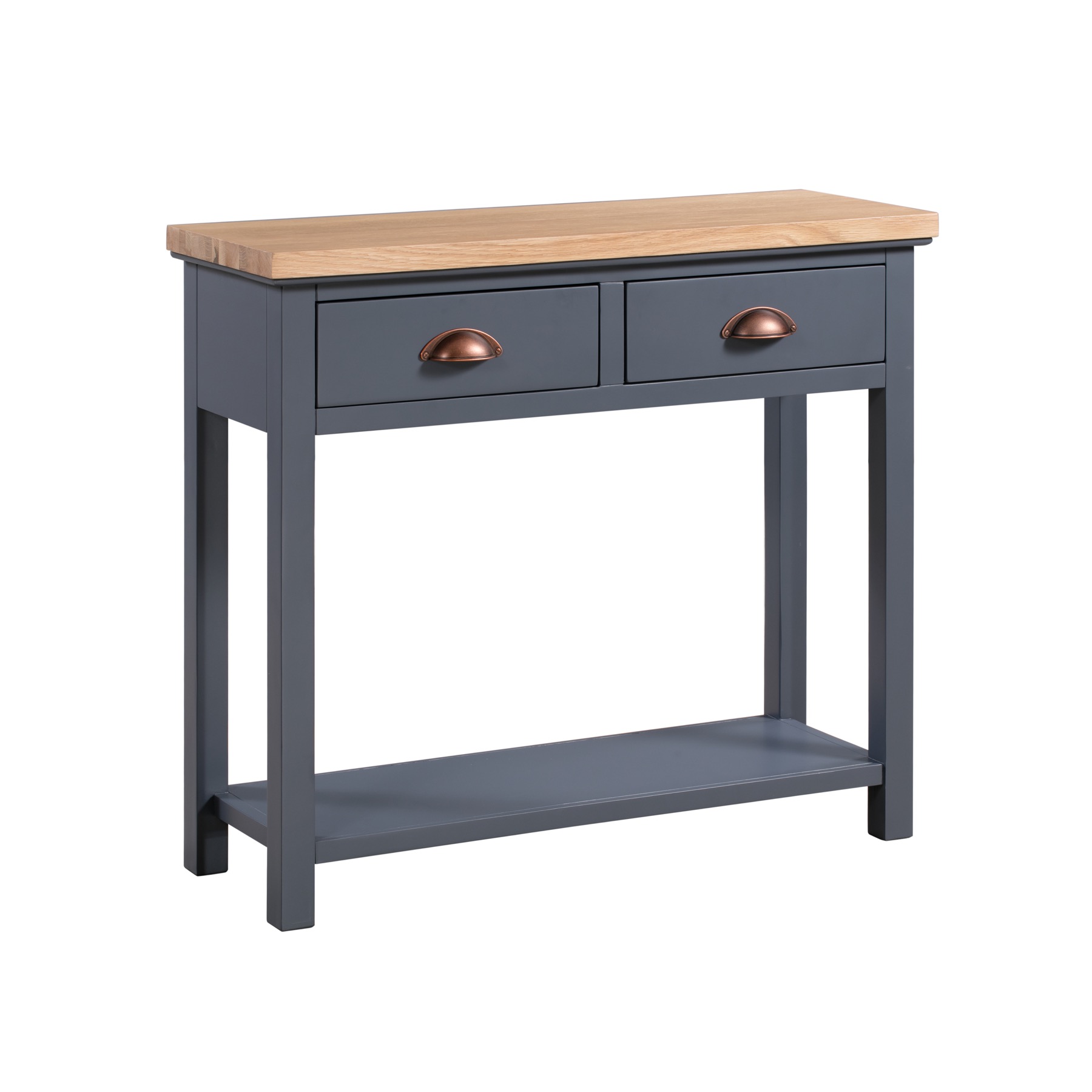 The Richmond Oak Collection Two Drawer Console Table Wholesale by Hill Interiors