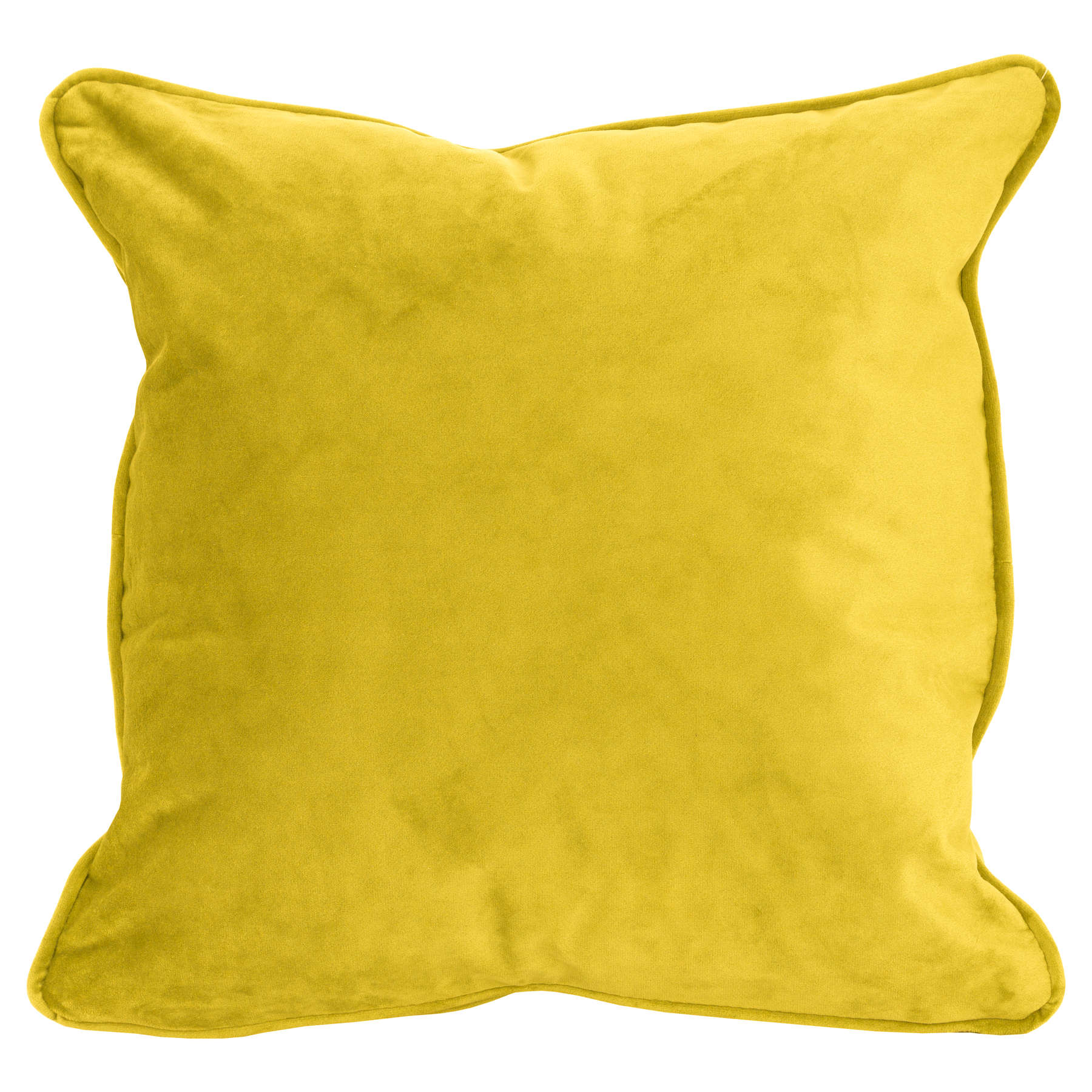 Mustard Velvet Cushion 45X45Cm From Hill Interiors