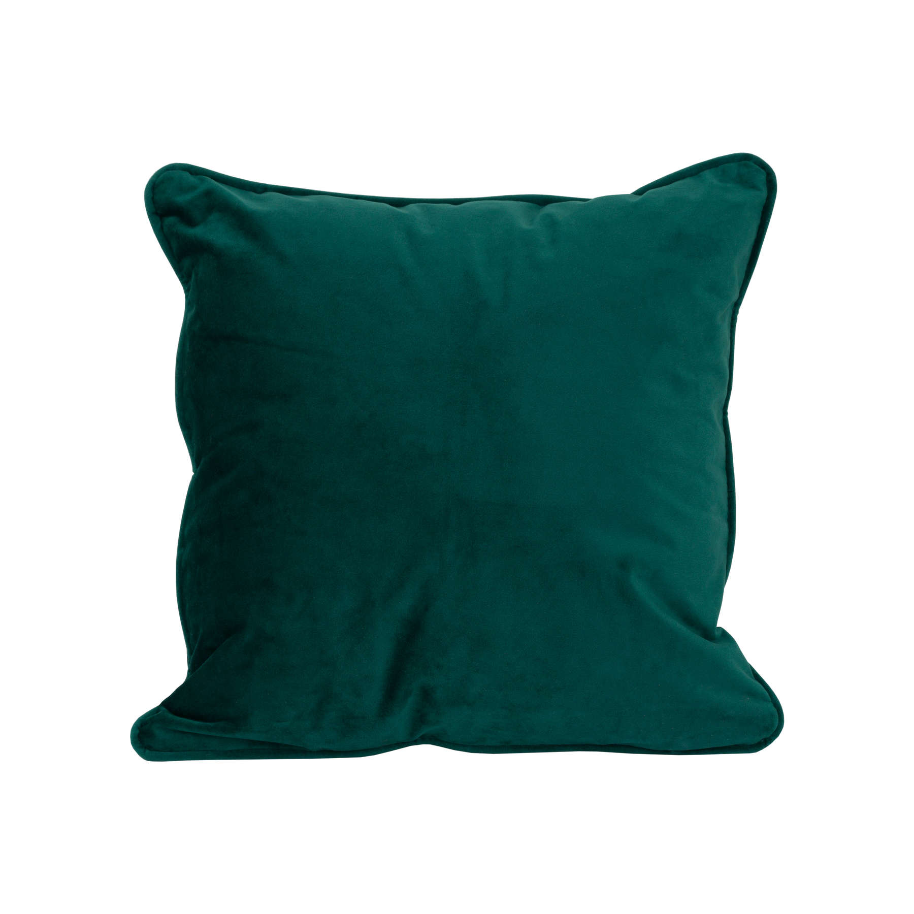 Emerald Green Velvet Cushion 45X45Cm From Hill Interiors