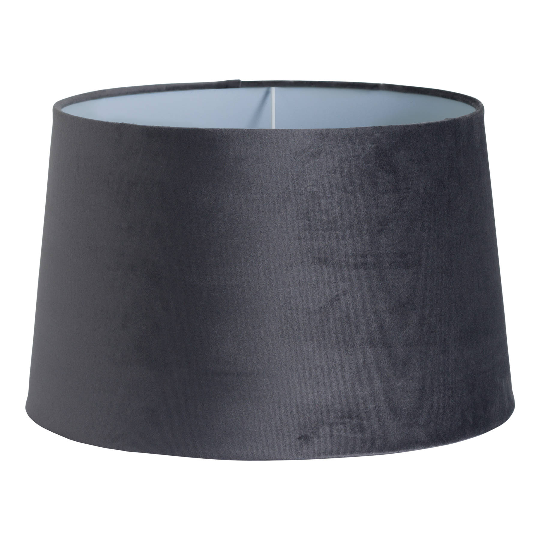 Grey Velevet Lamp Shade From Hill Interiors