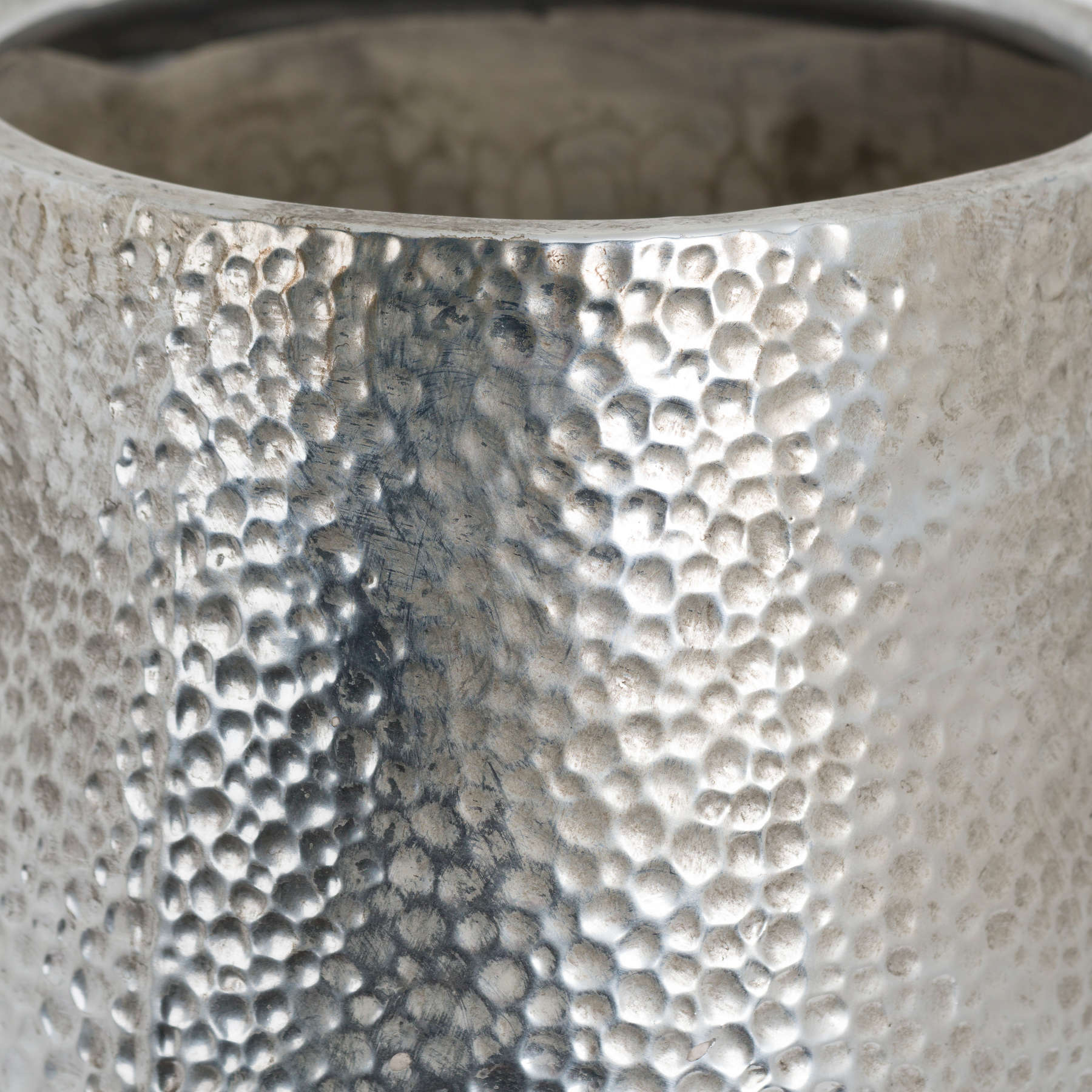 Metallic Ceramic Tapered Vase - Image 2