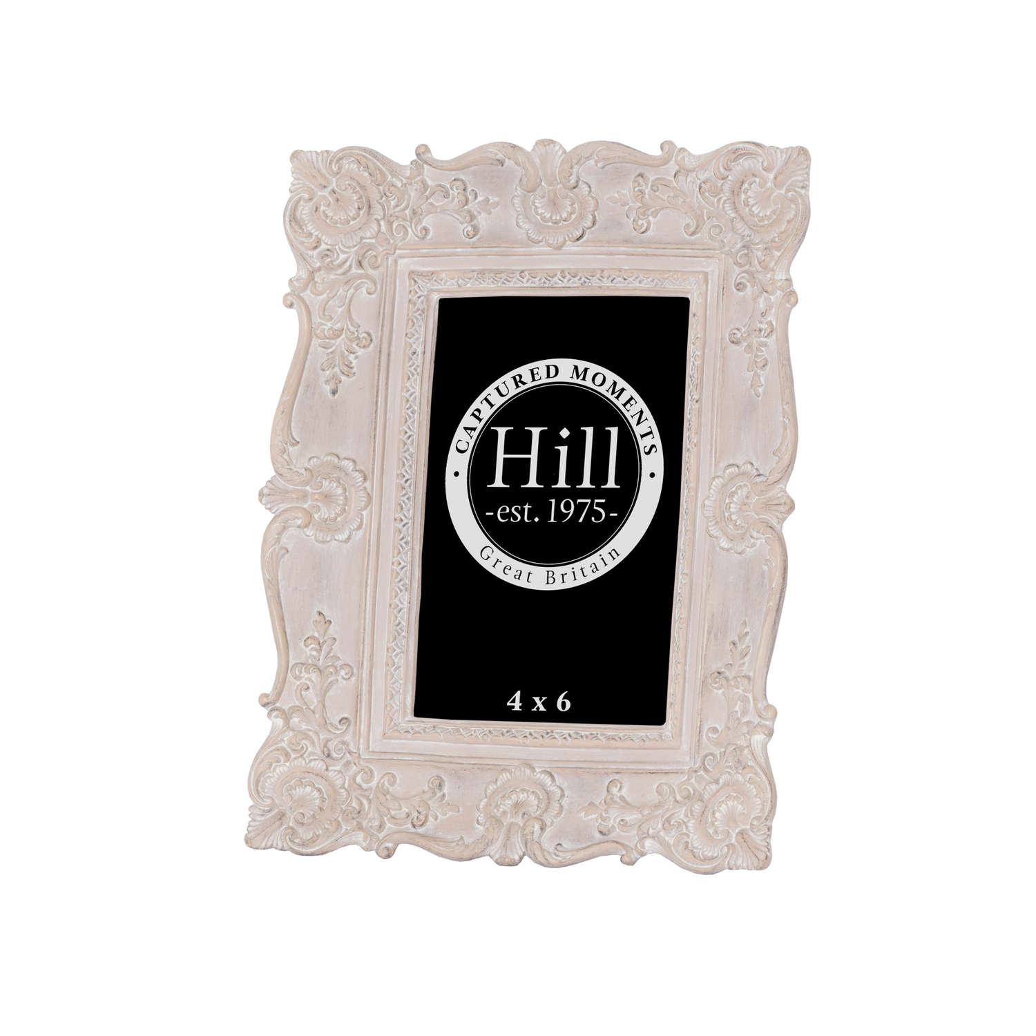 Antique grey decorative photo frame 4x6 Wholesale by Hill Interiors