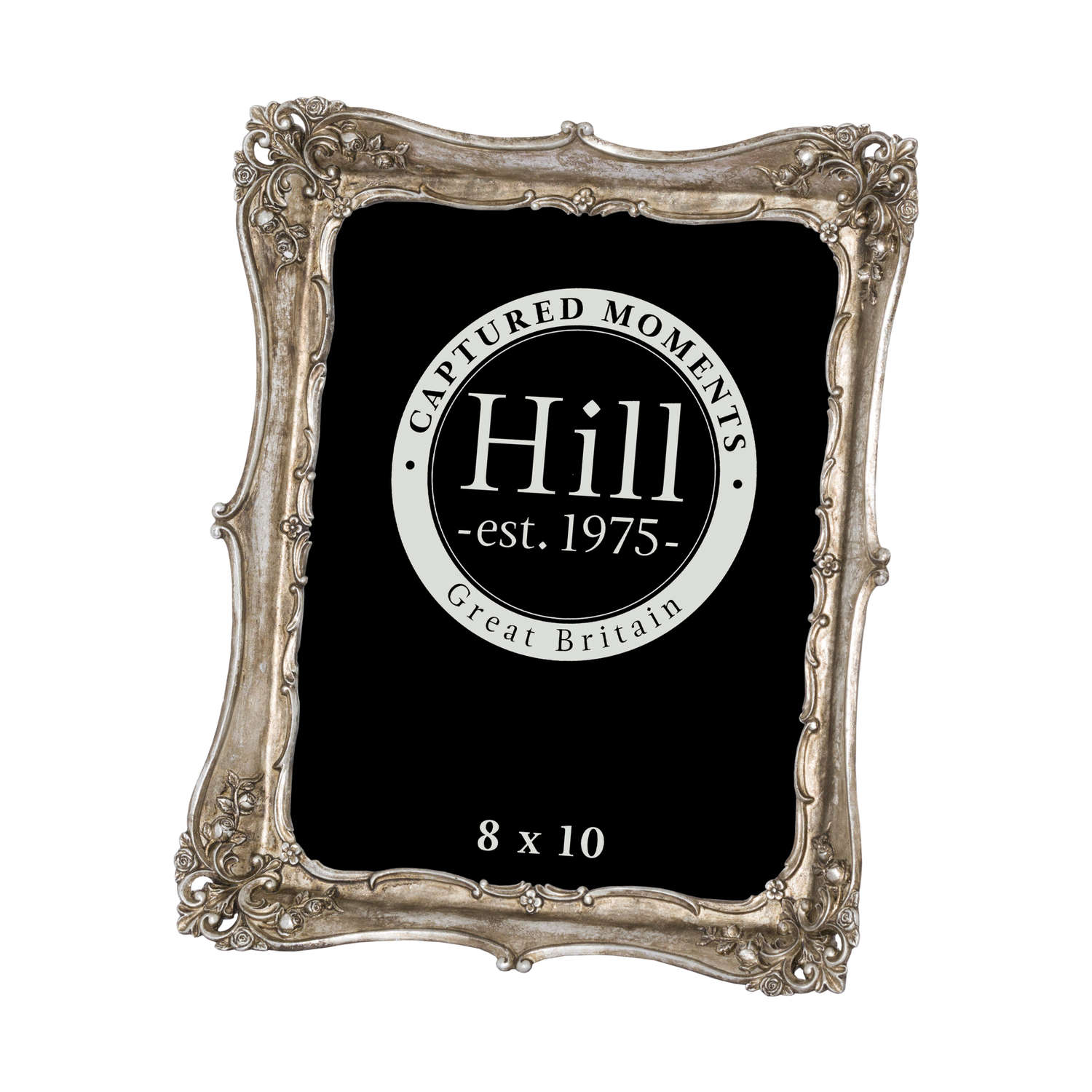 Antique metallic silver ornate photo frame 8x10 Wholesale by Hill