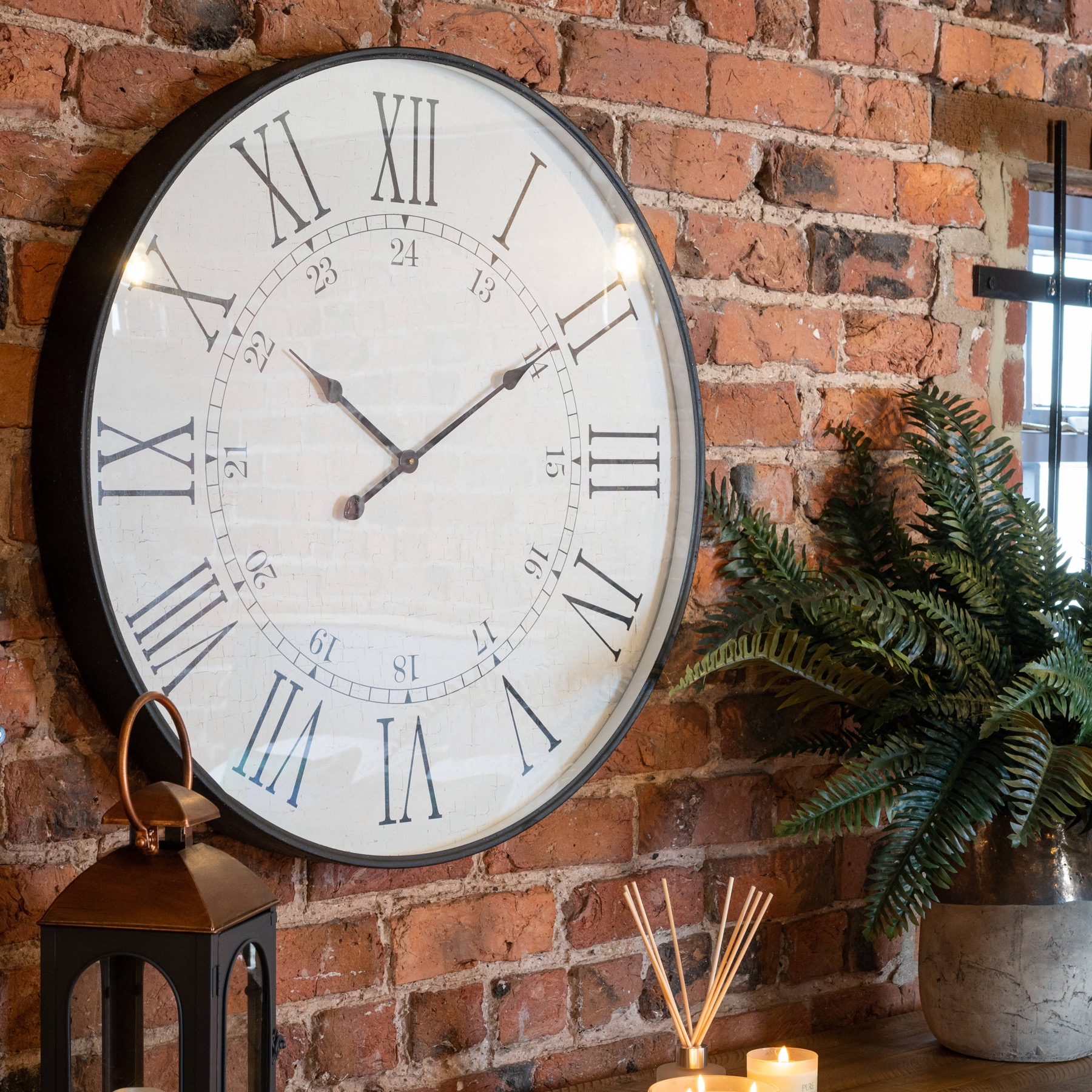 Large Embossed Station Clock - Image 6