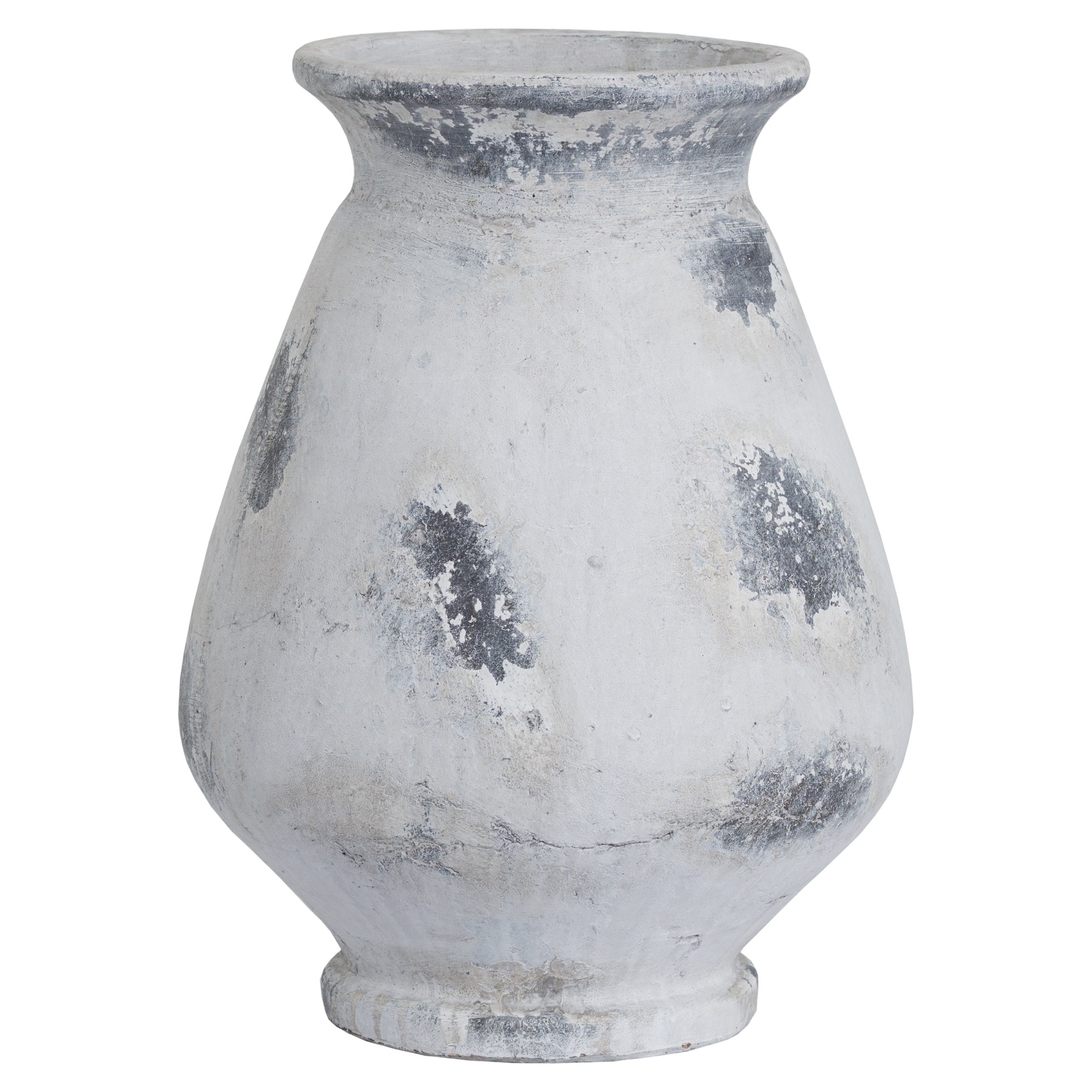 Naxos Large Antique White Vase - Image 1