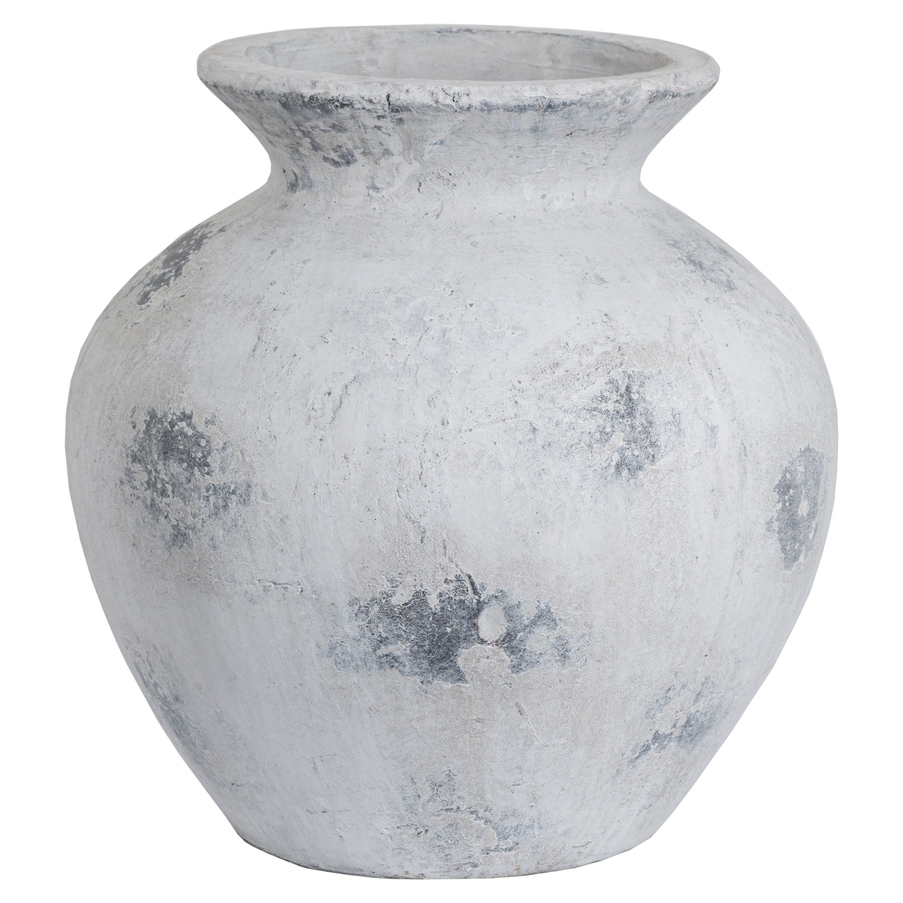 Downton Large Antique White Vase - Image 1