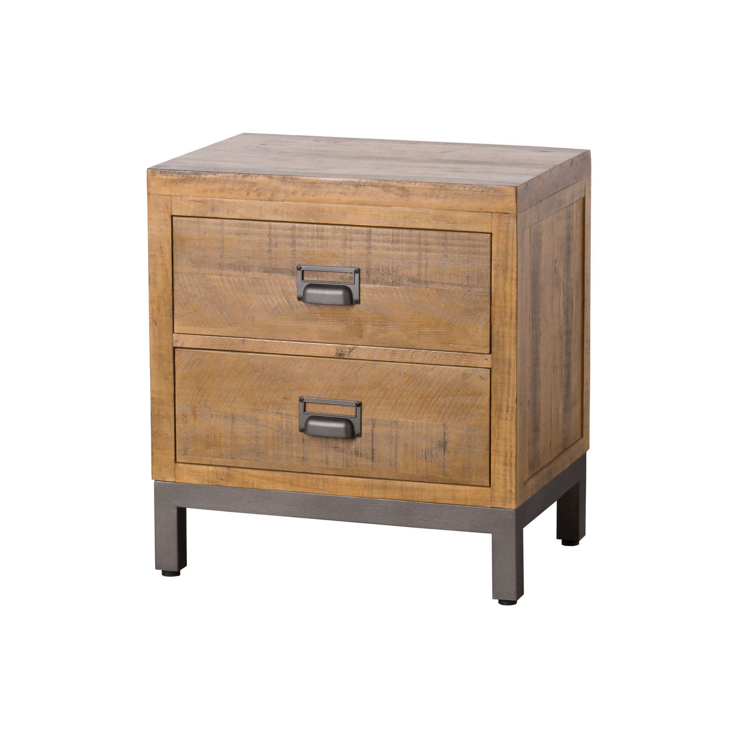 The Draftsman Collection Two Drawer Bedside - Image 1