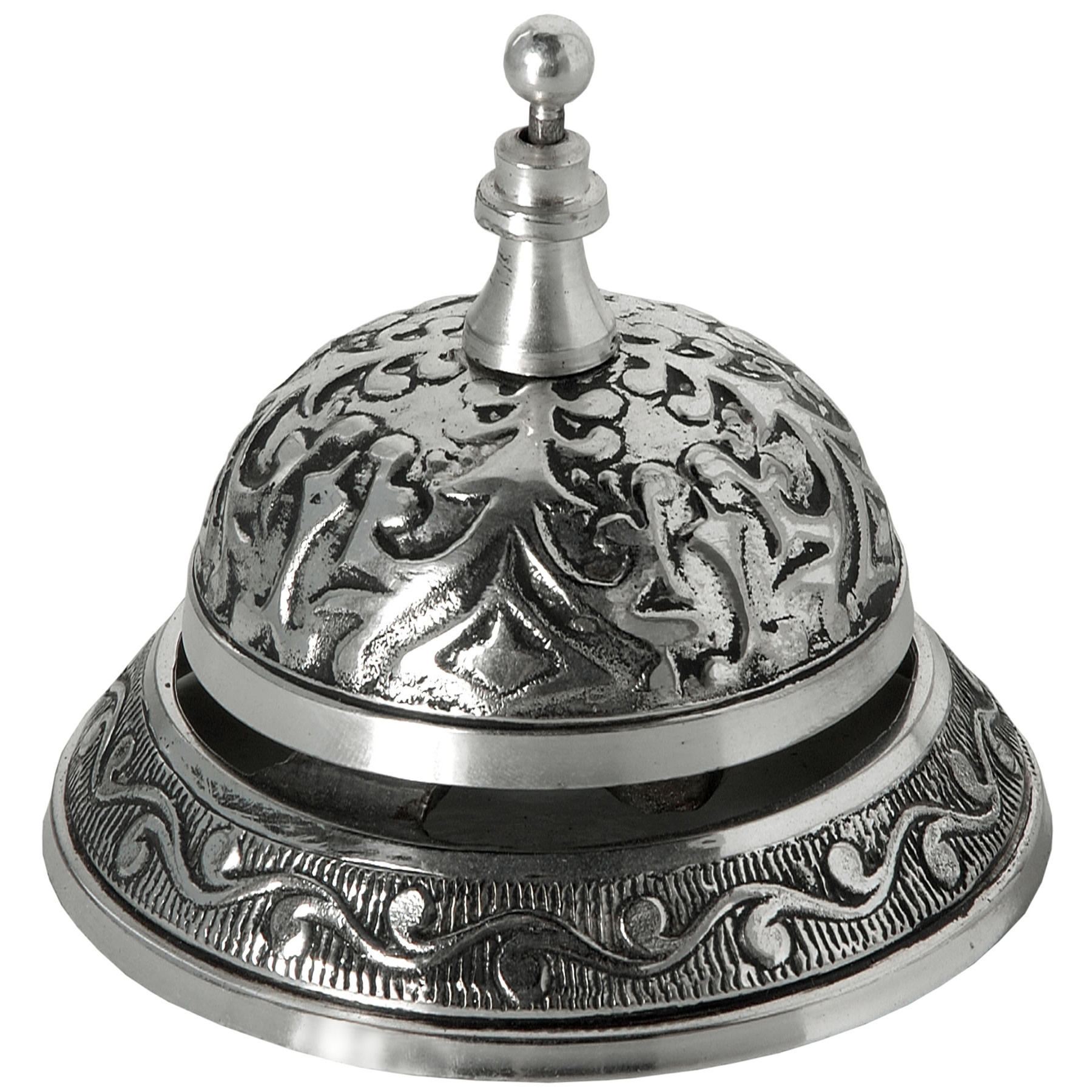 Desk Bell Antique Silver From Hill Interiors Desk Bell Antique Silver