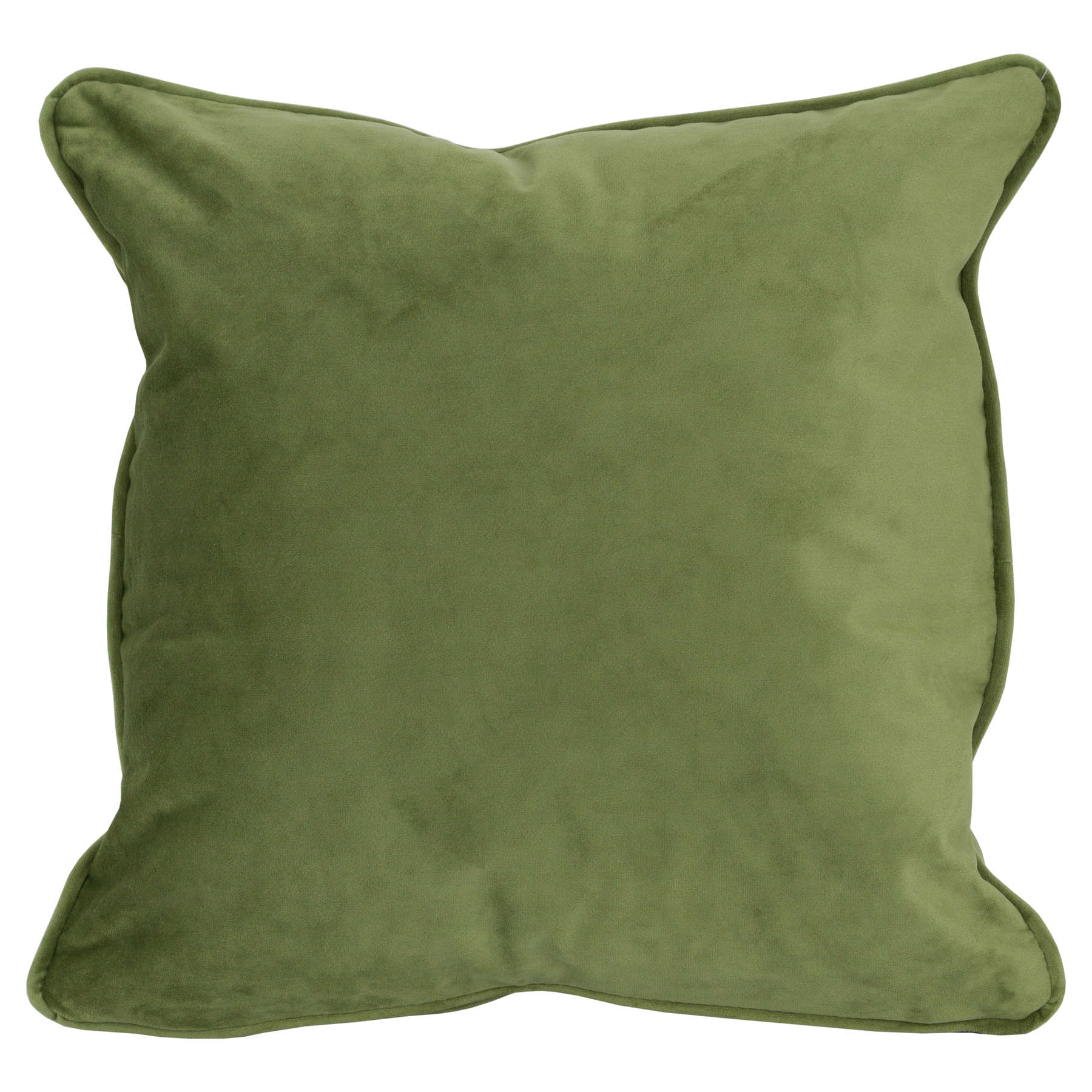 Light Green Velvet Cushion 45X45Cm From Hill Interiors