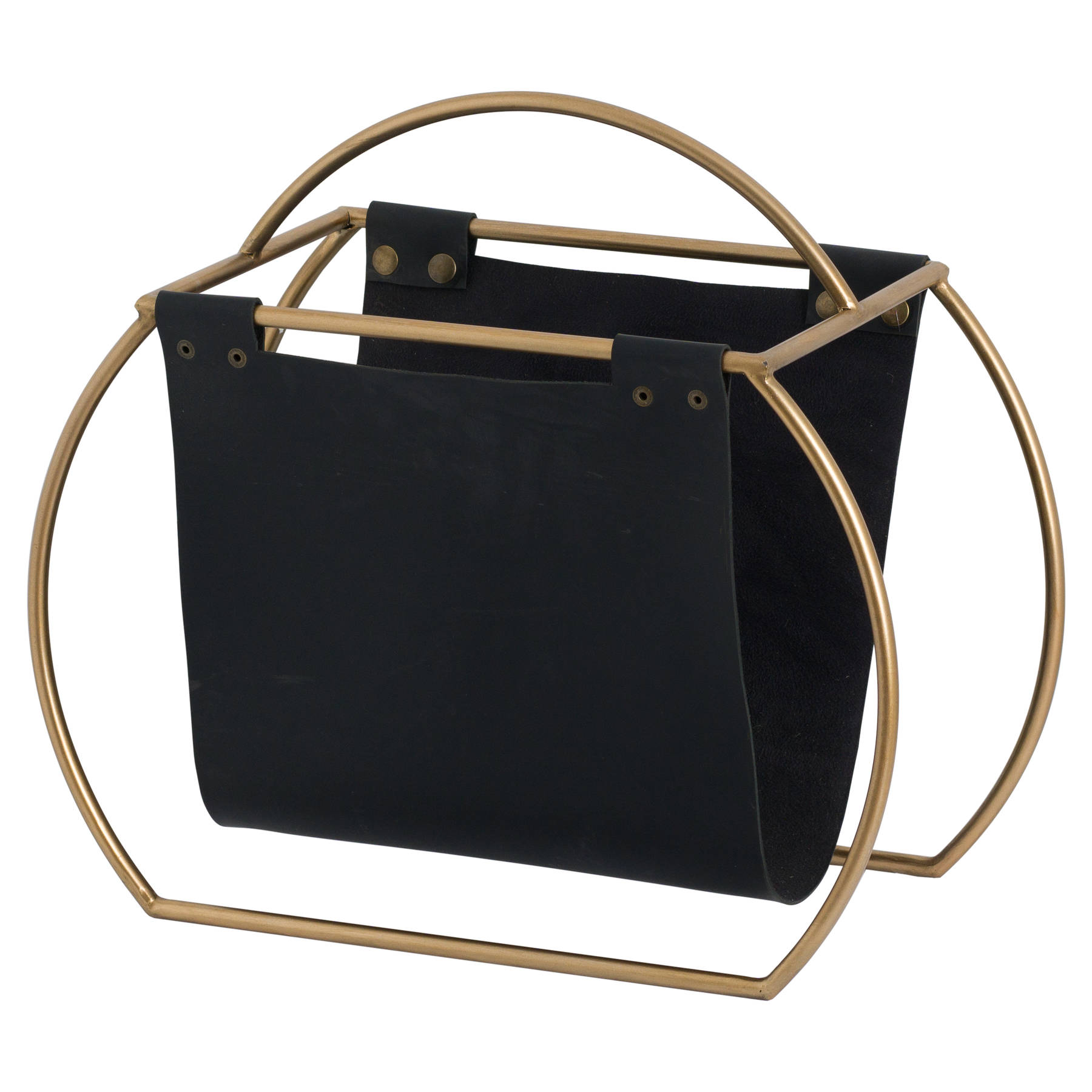 Antique Gold Magazine Rack Wholesale by Hill Interiors