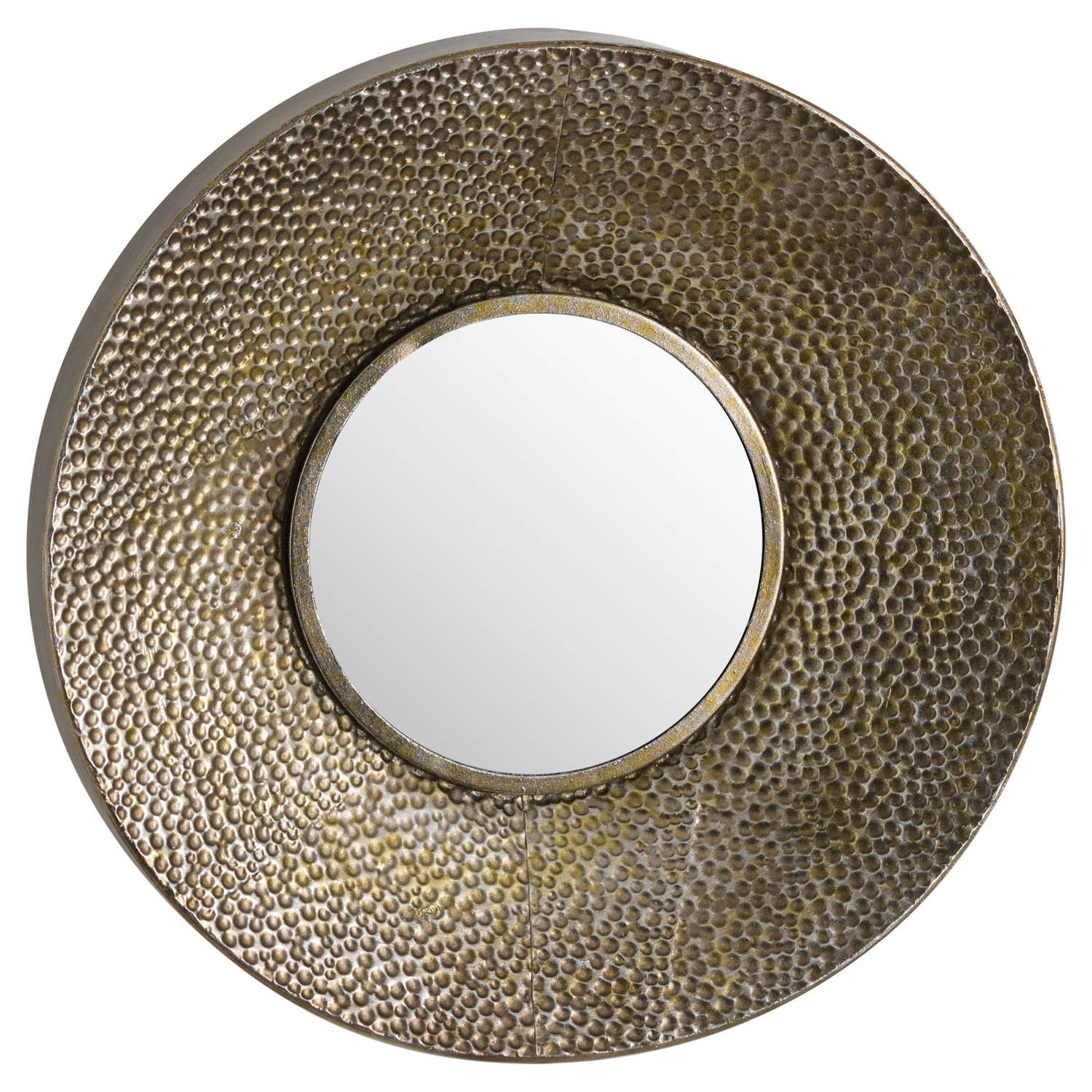 Hammered Antique Bronze Wall Mirror Wholesale by Hill Interiors