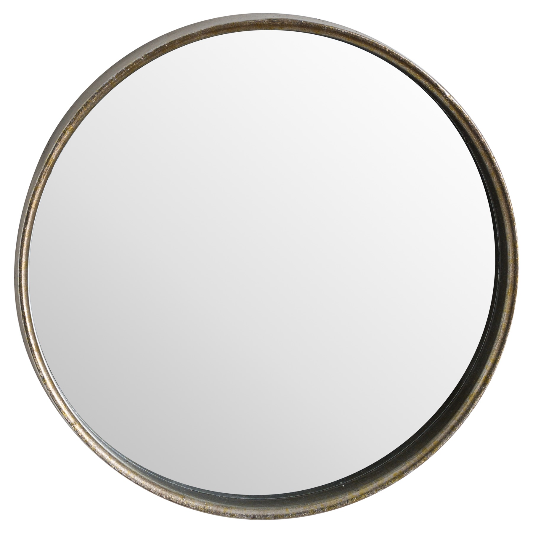 Bronze Narrow Edged Wall Mirror - Image 1