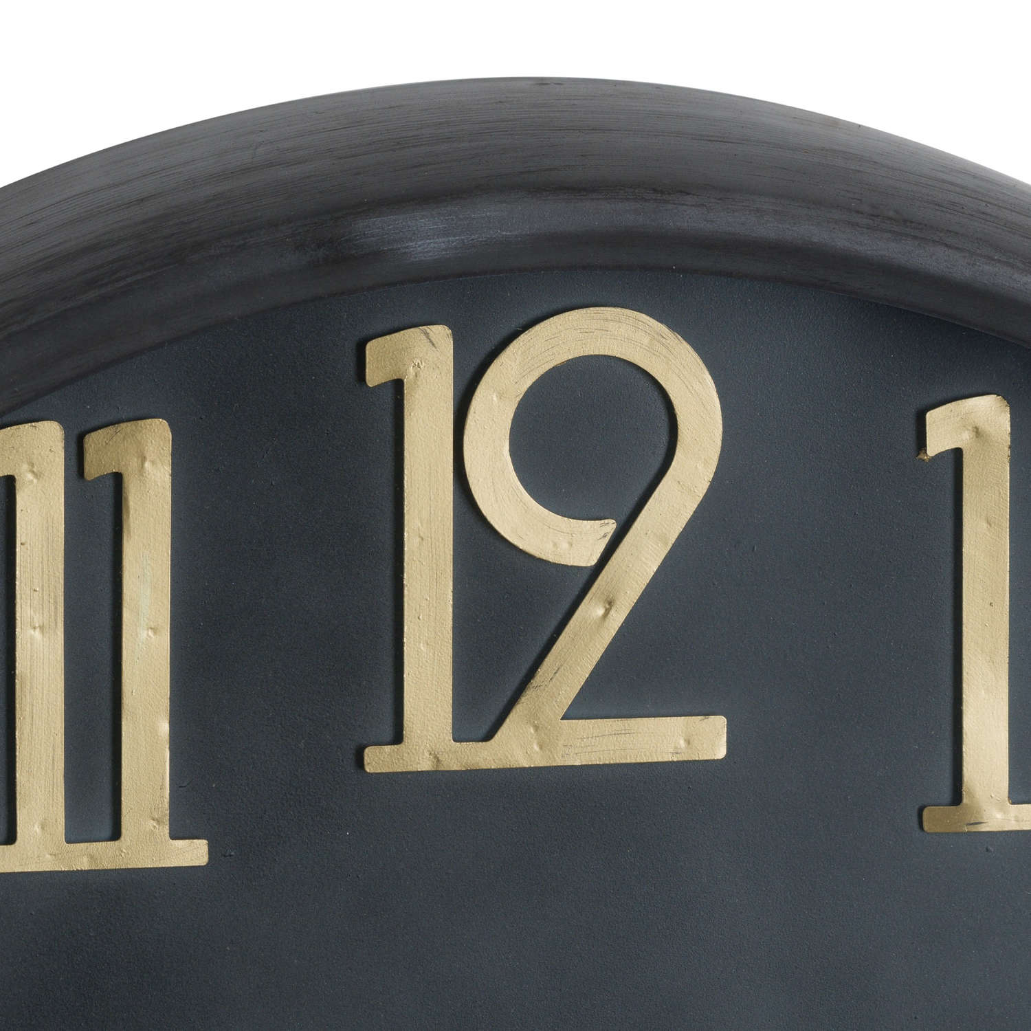 Soho Brass And Black Large Clock - Image 2