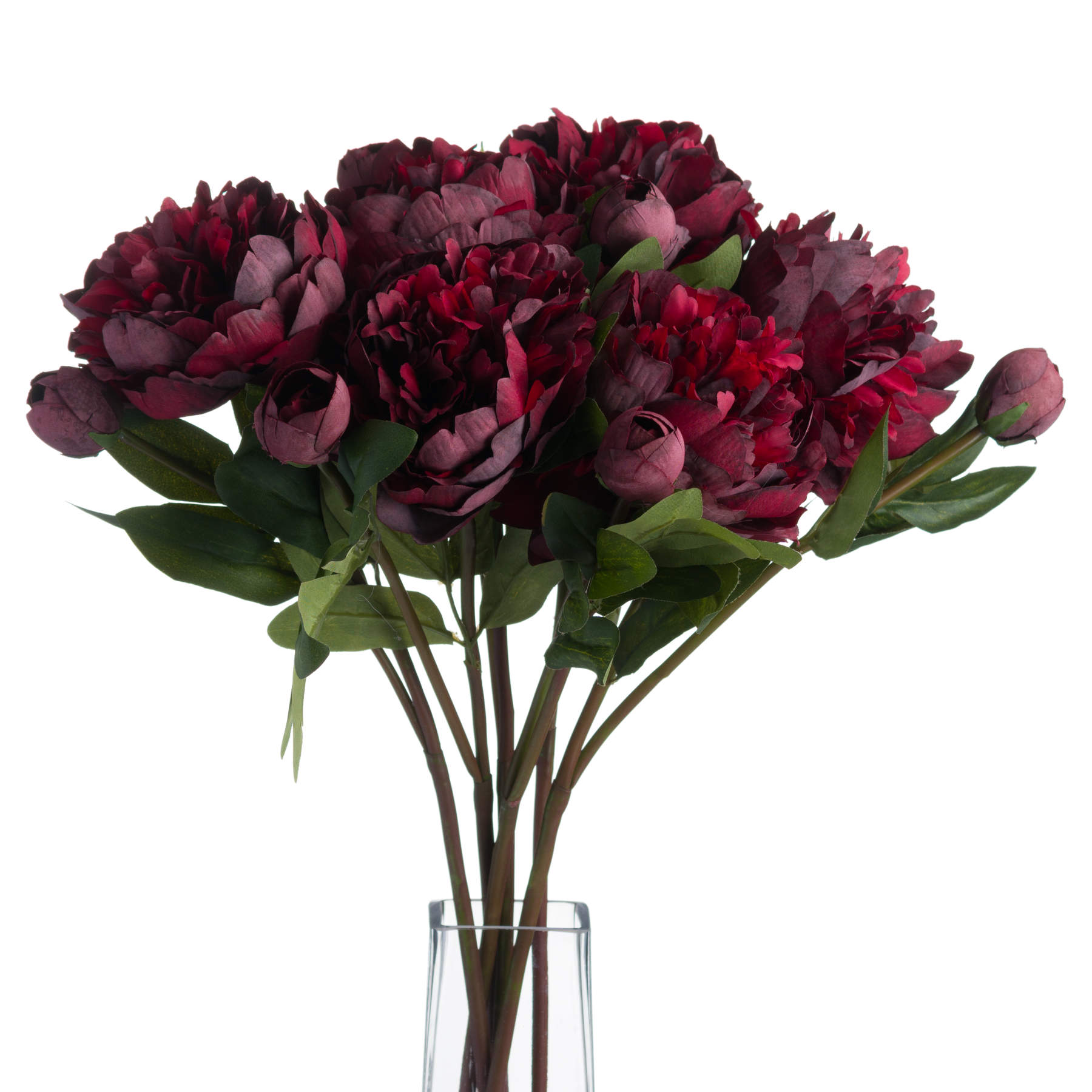 Burgundy Peony Rose - Image 3