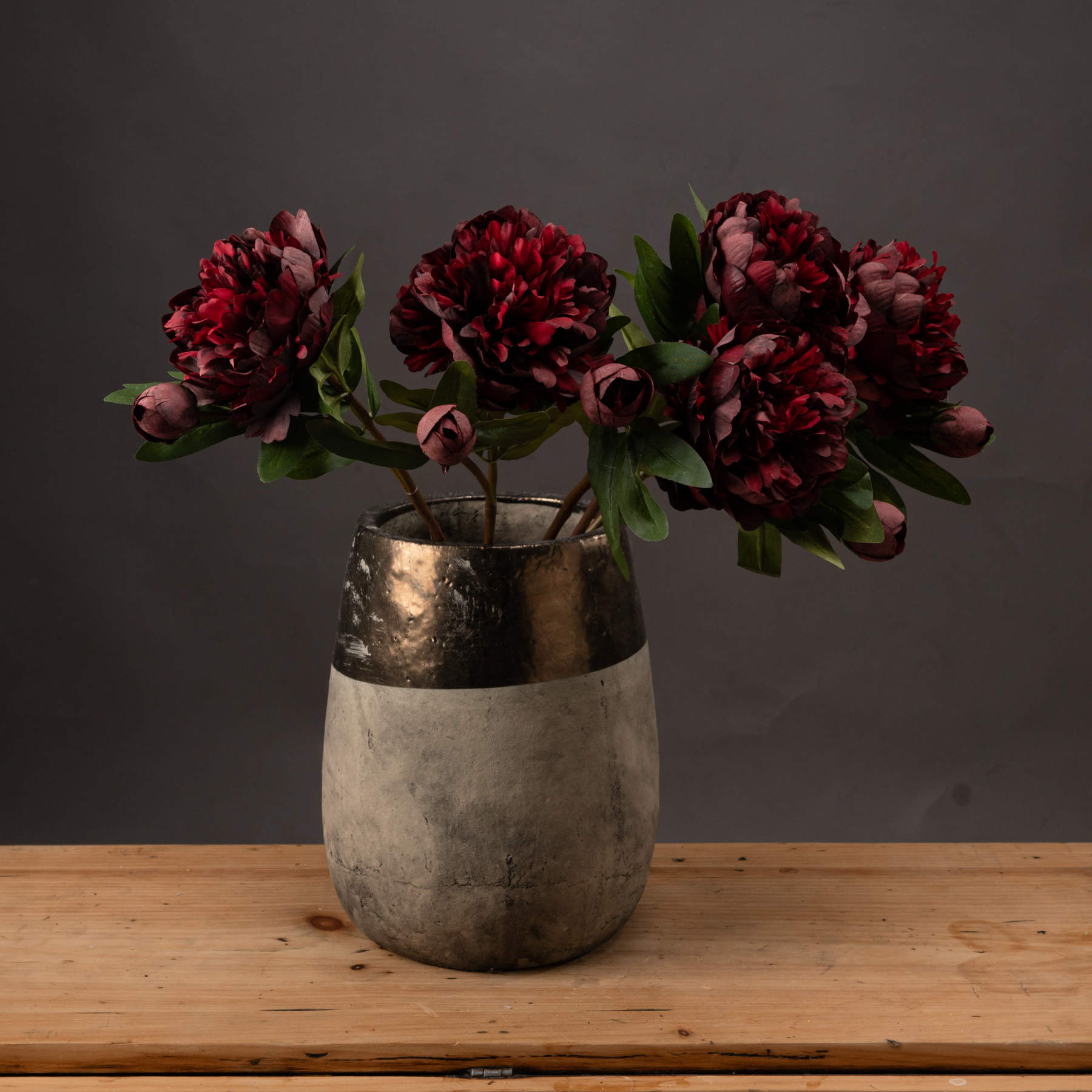 Burgundy Peony Rose - Image 1