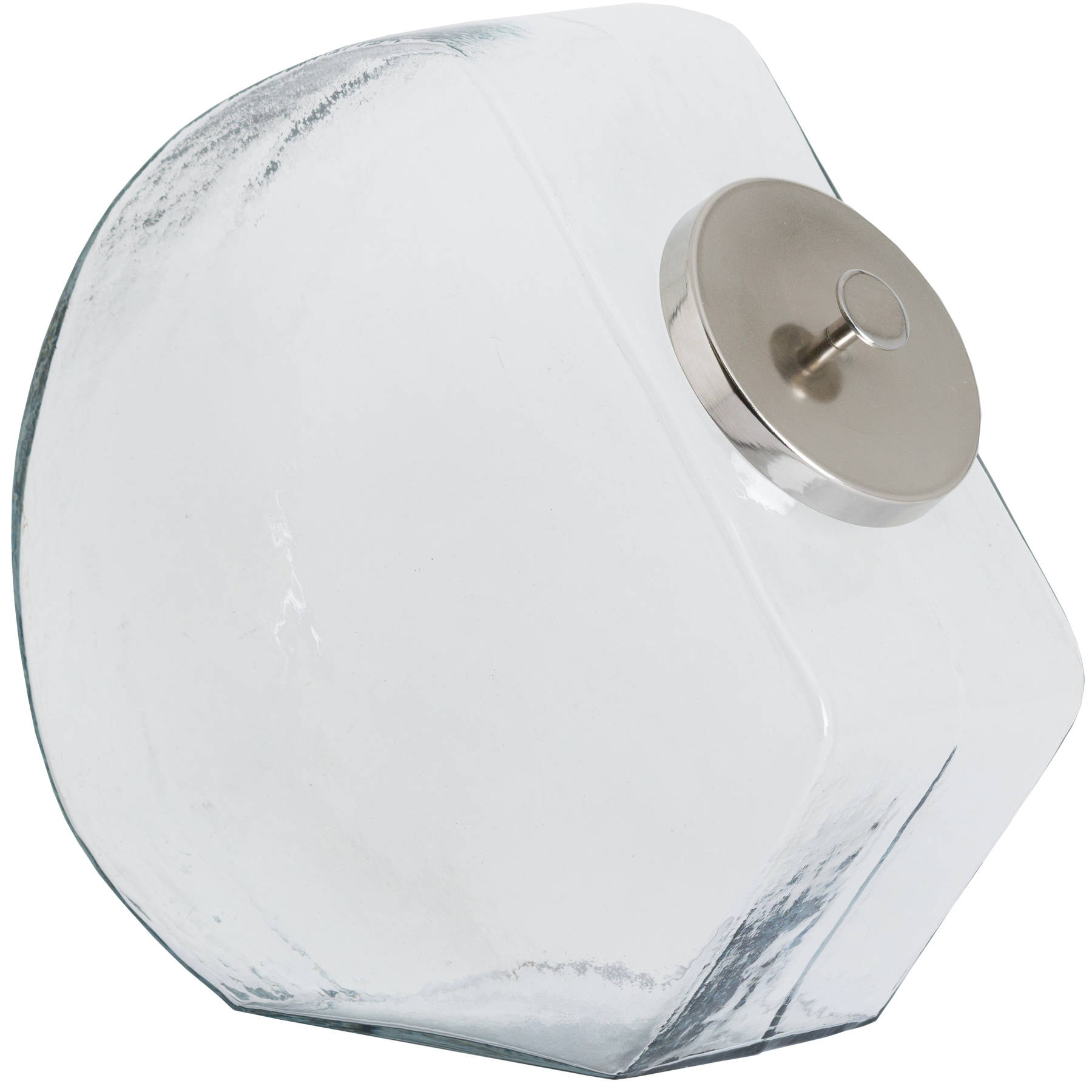 Glass Penny Sweet Jar With Chrome Lid Wholesale by Hill Interiors