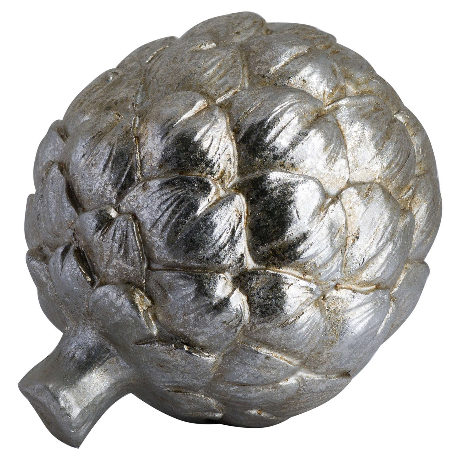 Large Silver Artichoke Decoration - Image 1