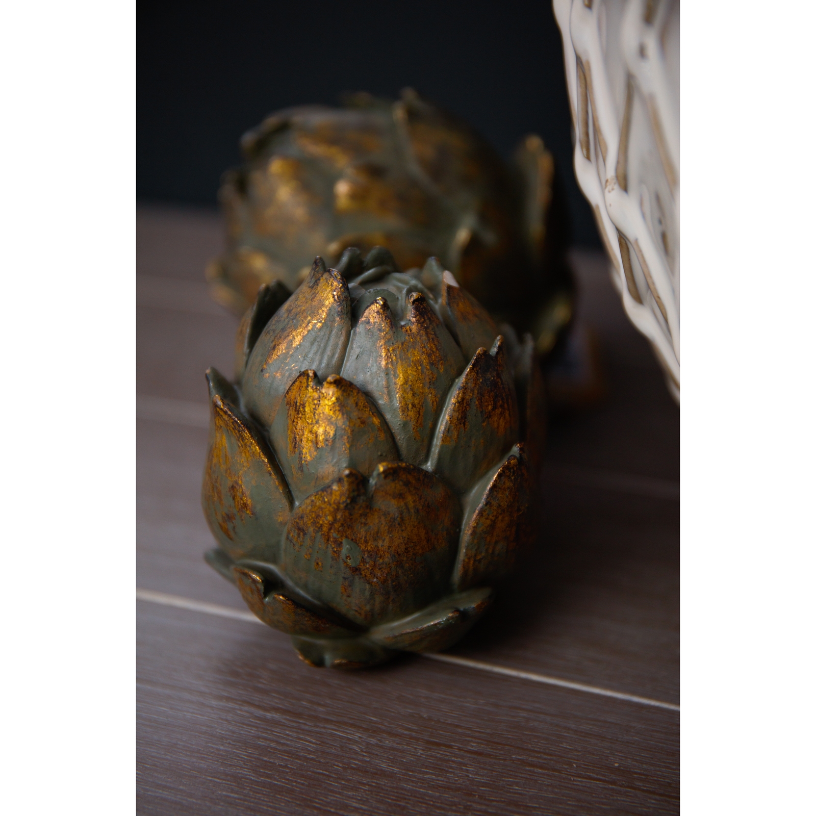 Antique Bronze Large Artichoke - Image 4