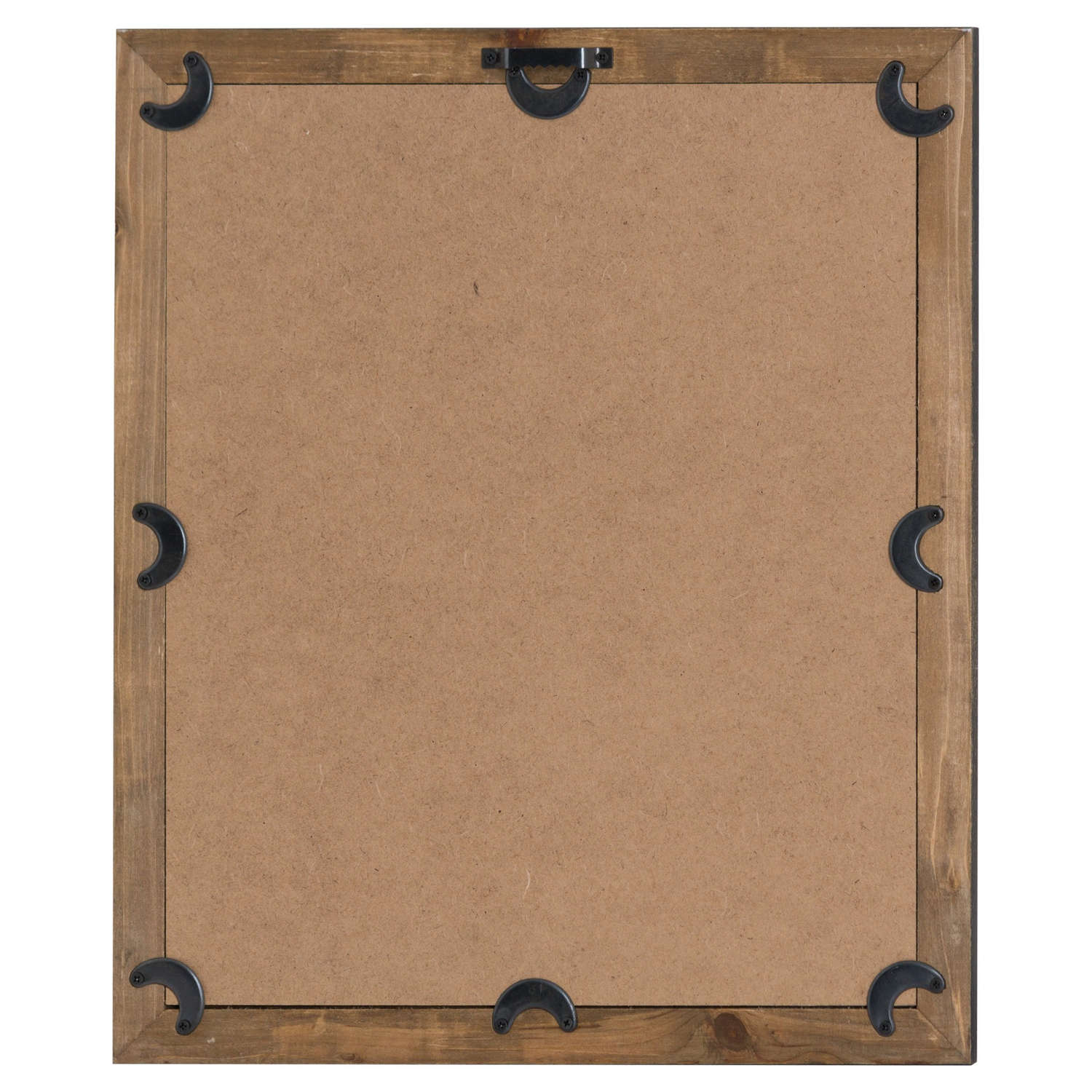 Rustic Framed Botanical Triple Fern Picture - Image 2