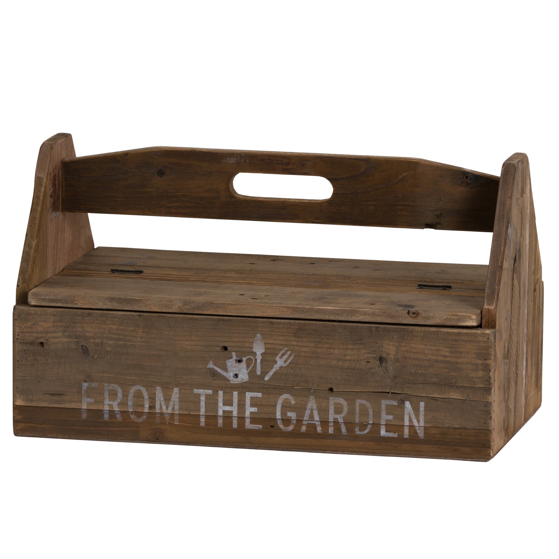 Brown One Size Hill Interiors Wicker 4 Bottle Wine Basket
